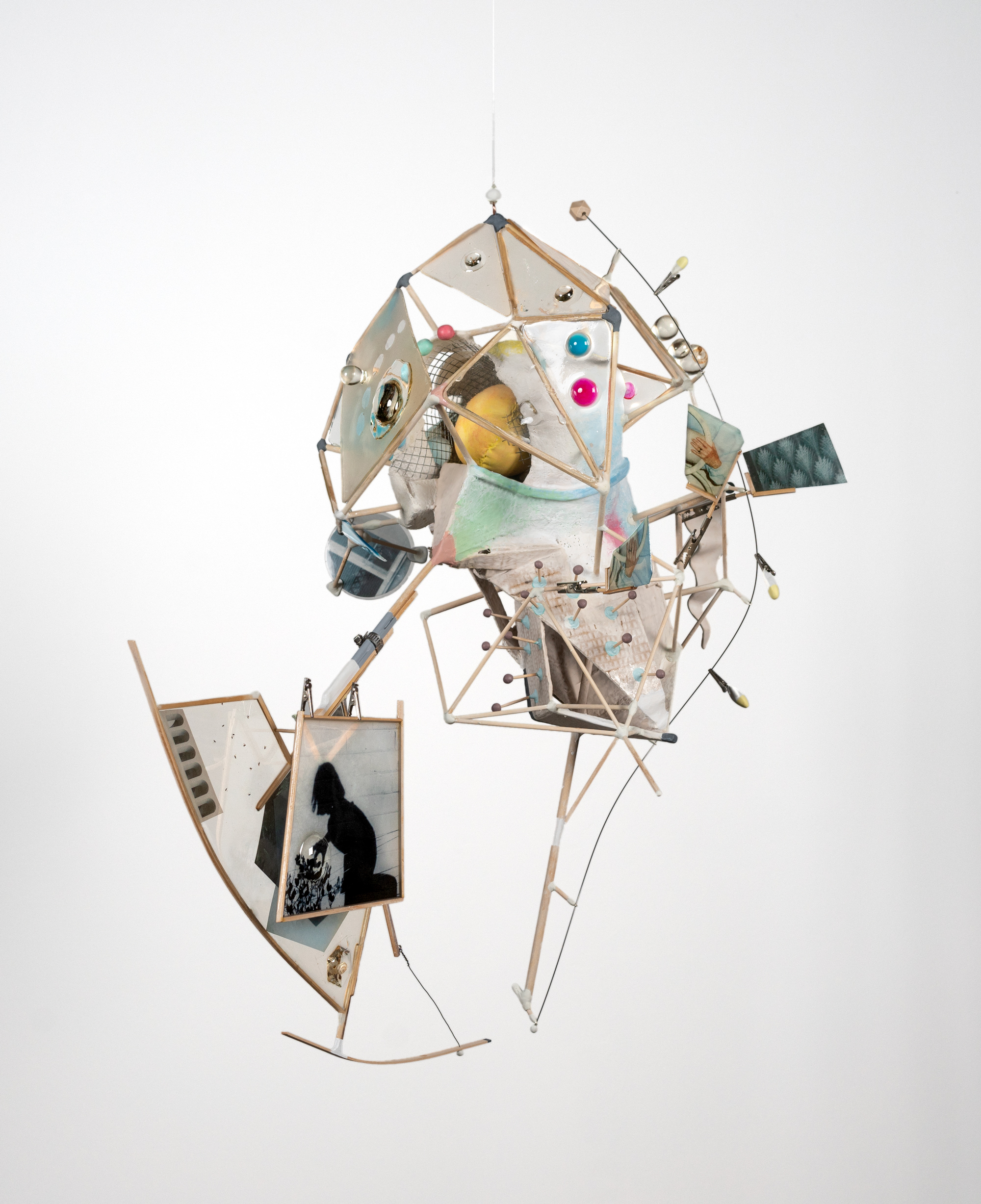 Untitled (Support Structure 6), Mixed Media, 32 x 27 x 23 inches (as installed-dimensions variable), 2021 - click for more images