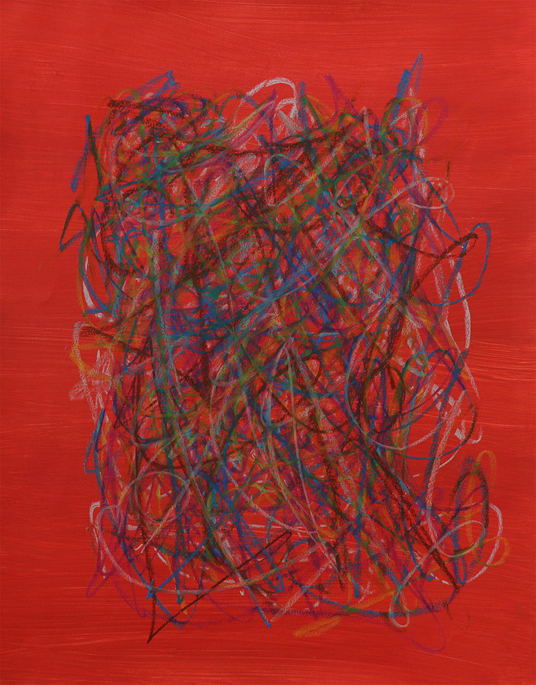 UntitledAcrylic, Pastels, and Colored Pencils on Smooth Paper 19x24" 