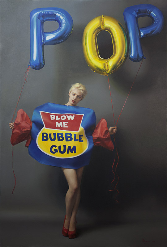 'Pop'. Oil on canvas