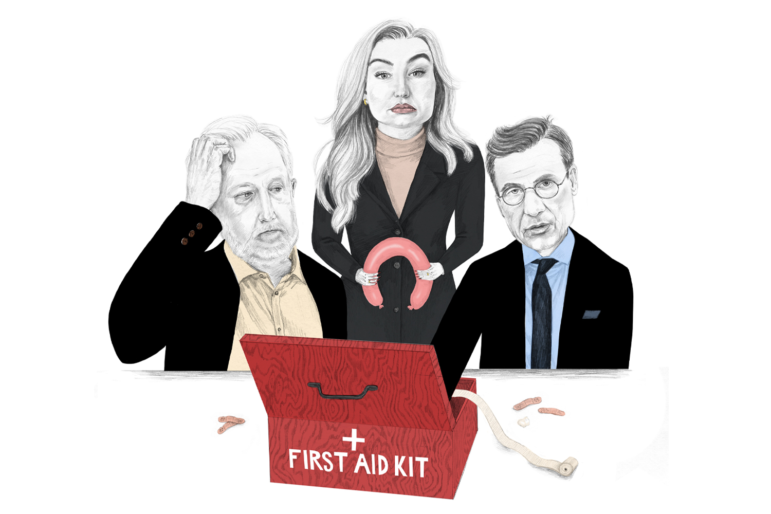 Johan Pehrson, Ebba Busch & Ulf Kristersson