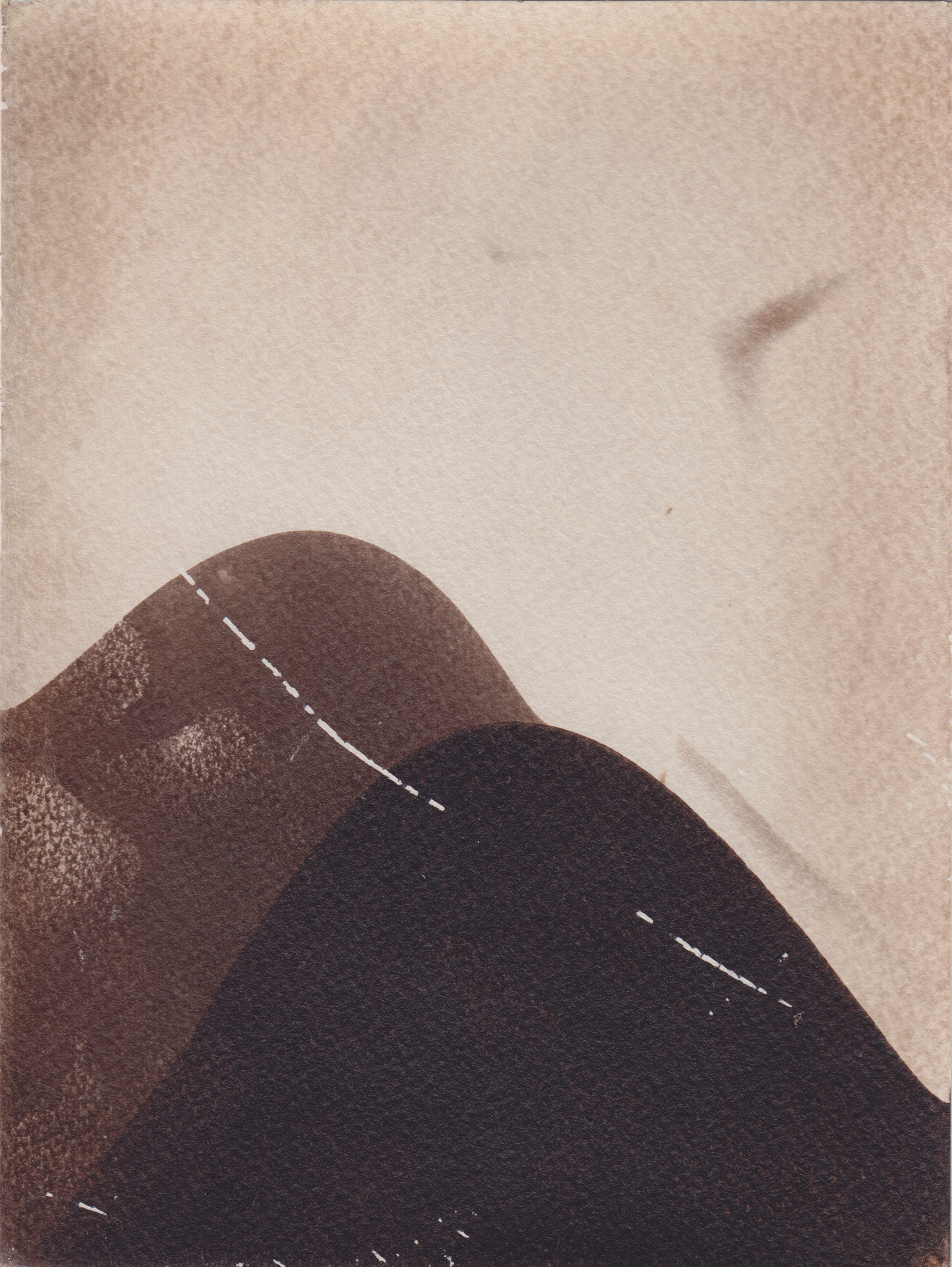 Untitled (Cellofix #5), 2020, vintage photographic paper, 11.9 x 13 cm