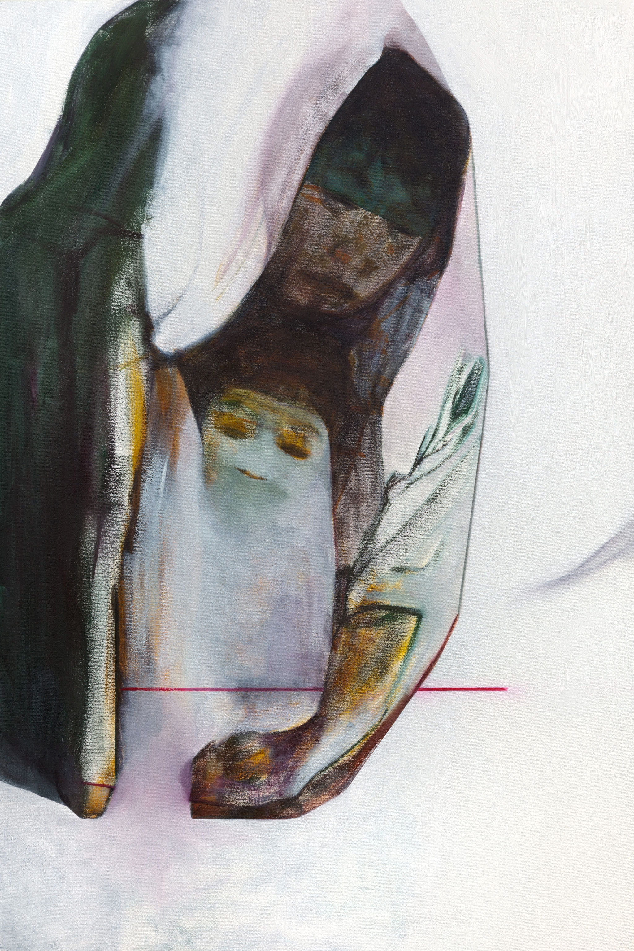 Sofa 36x24 oil on canvas 2011