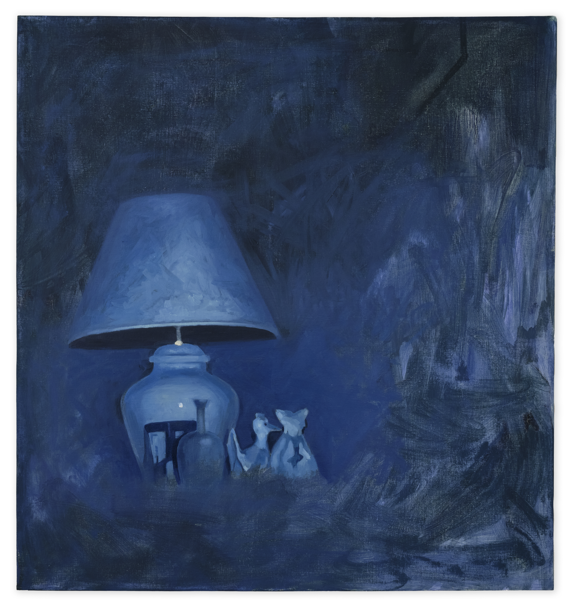 Alicia Ayanegui, Solos en casa, 2024, oil on canvas, 33 1/2 x 31 1/2 in / 85 x 80 cm © Alicia Ayanegui. Photo: Sergio López.