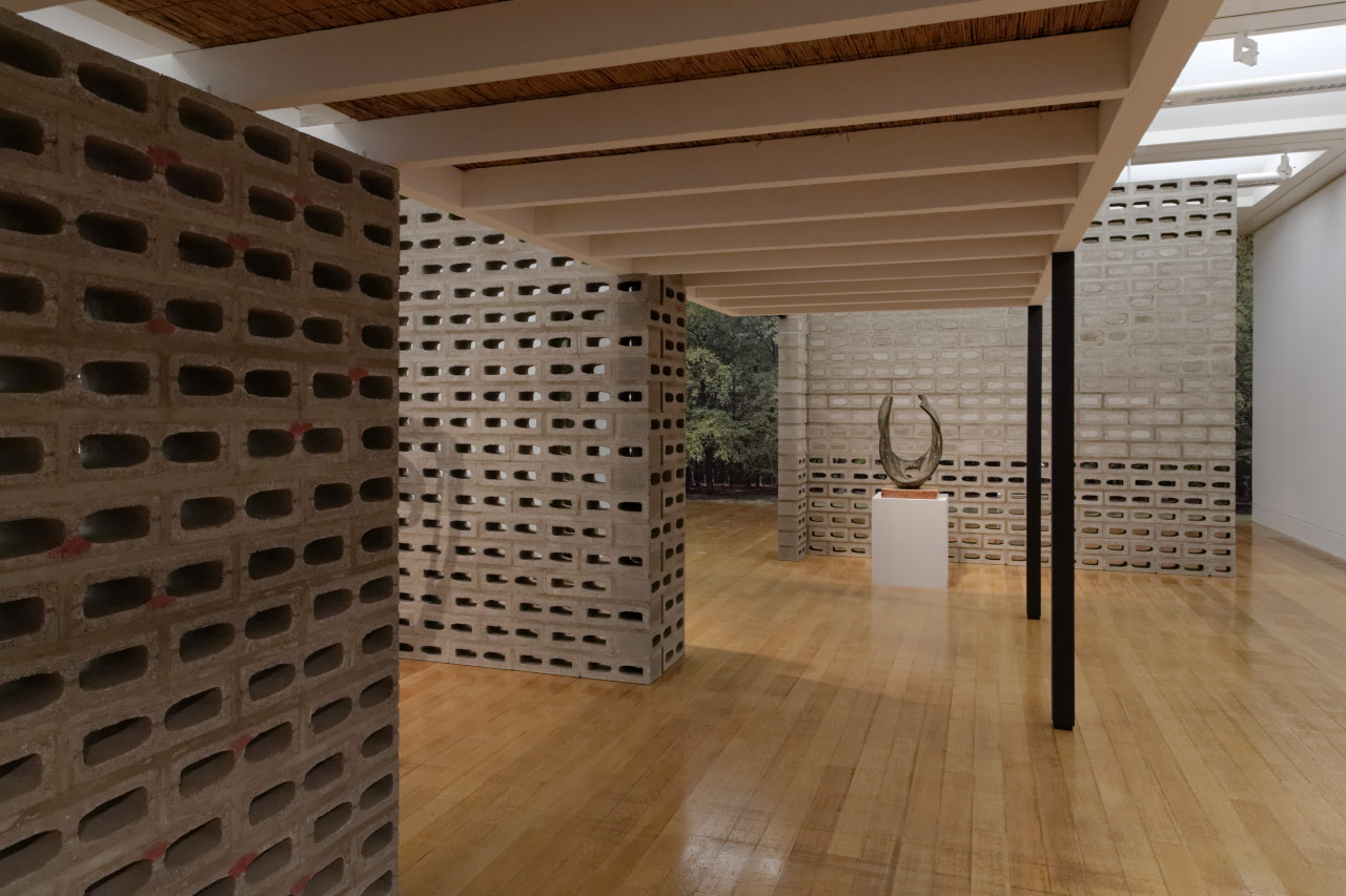 Barbara Hepworth's sculptures presented in an unusual and interesting way.