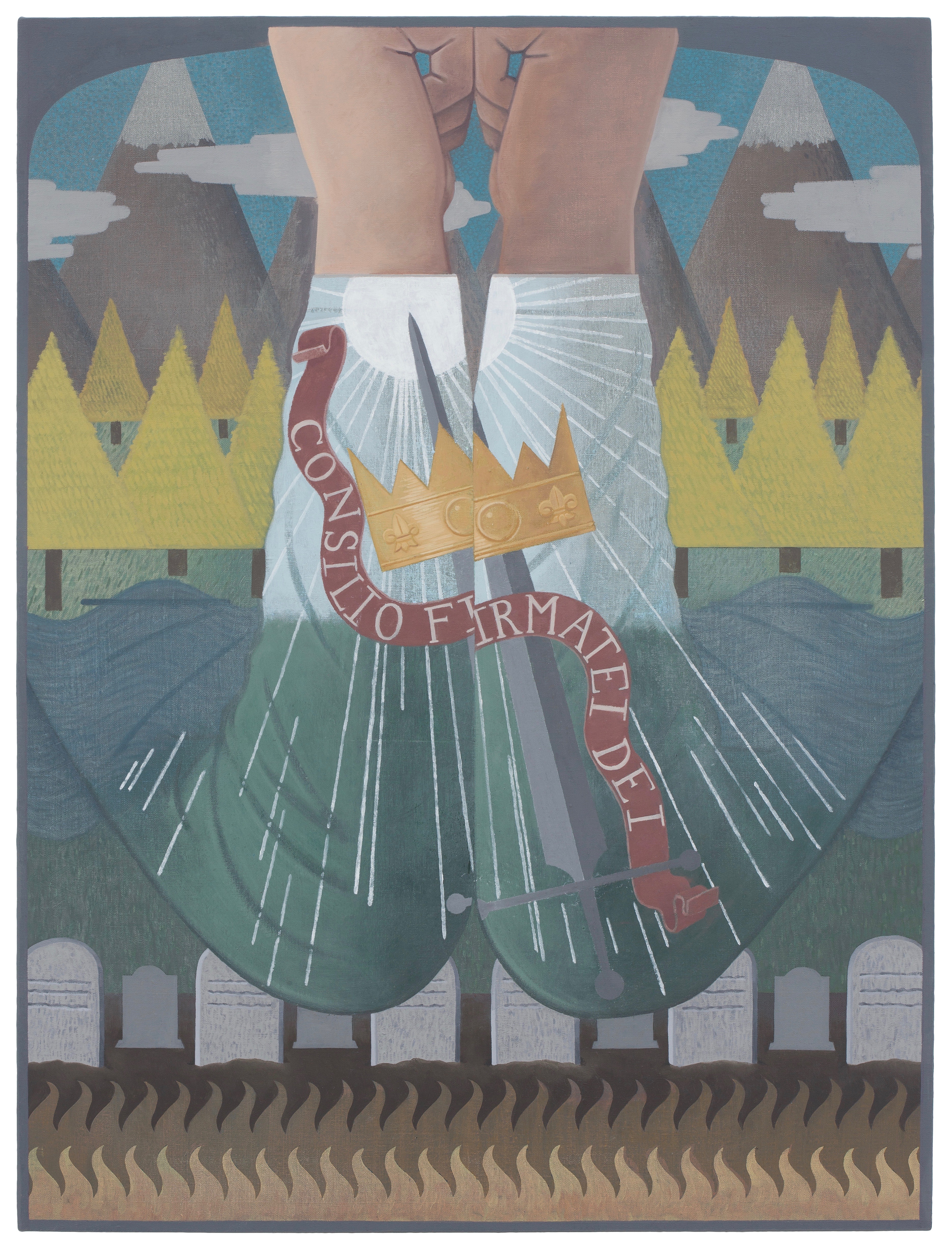 Saint Sweater, 28" x 21", 2018