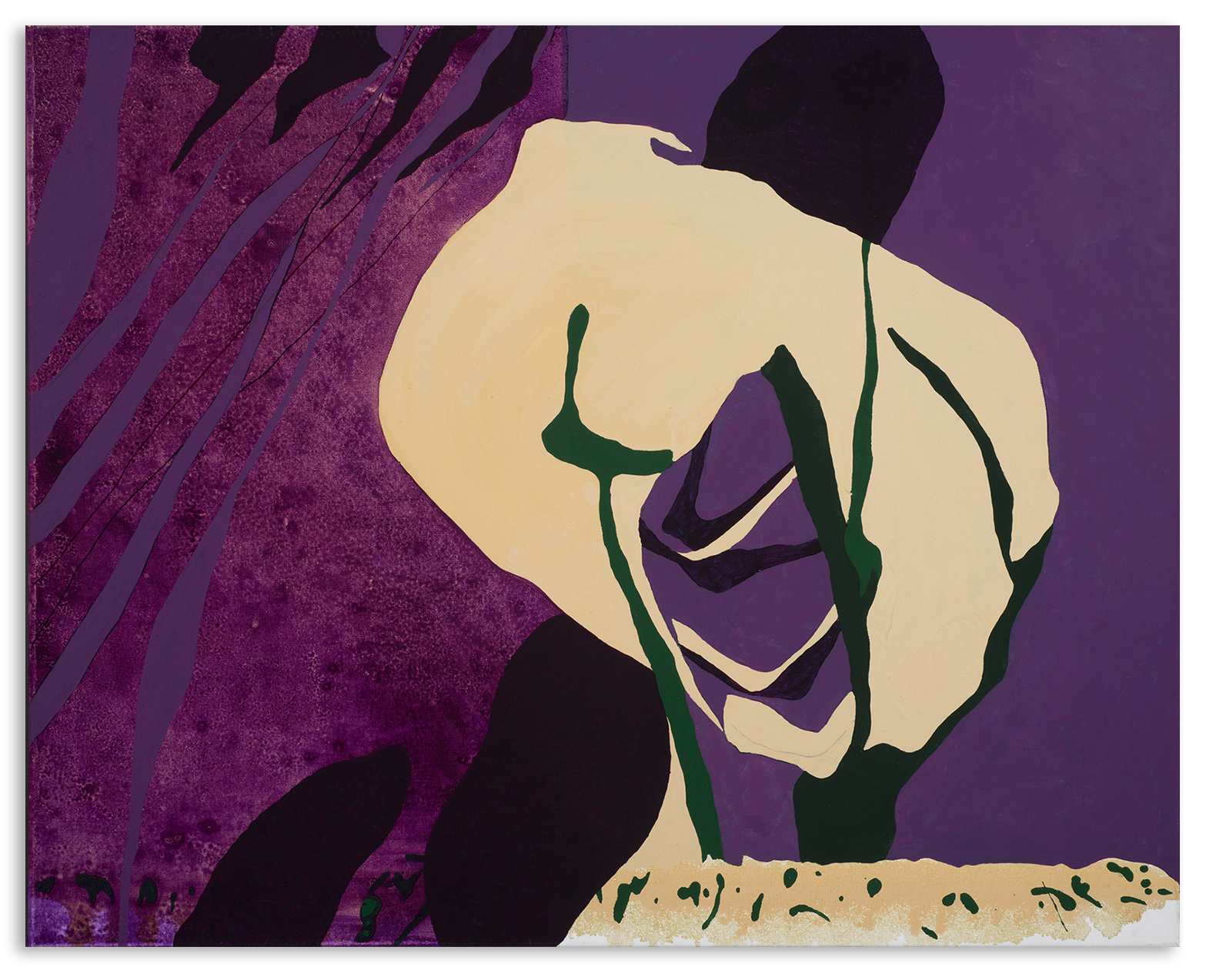 Untitled, Mixed media on canvas, 80x100cm, 2022