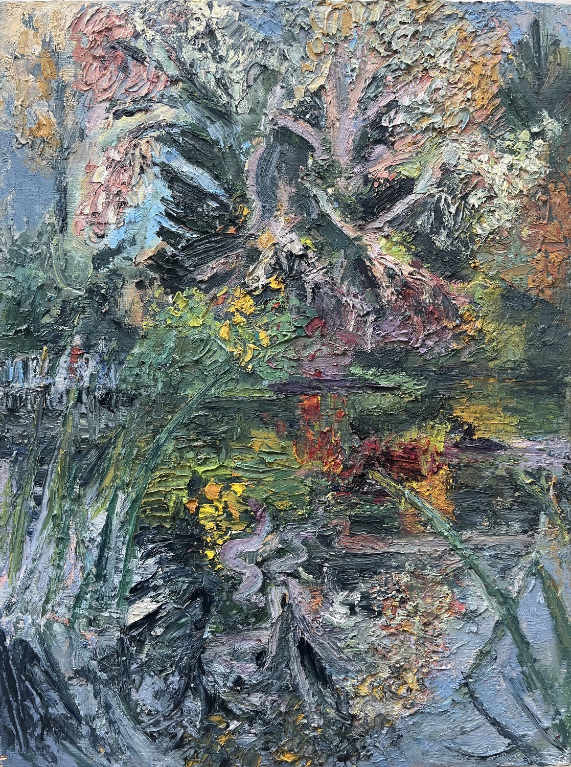 Late Summer Revery, 2022, Oil on panel, 16 x 12 in. (sold)