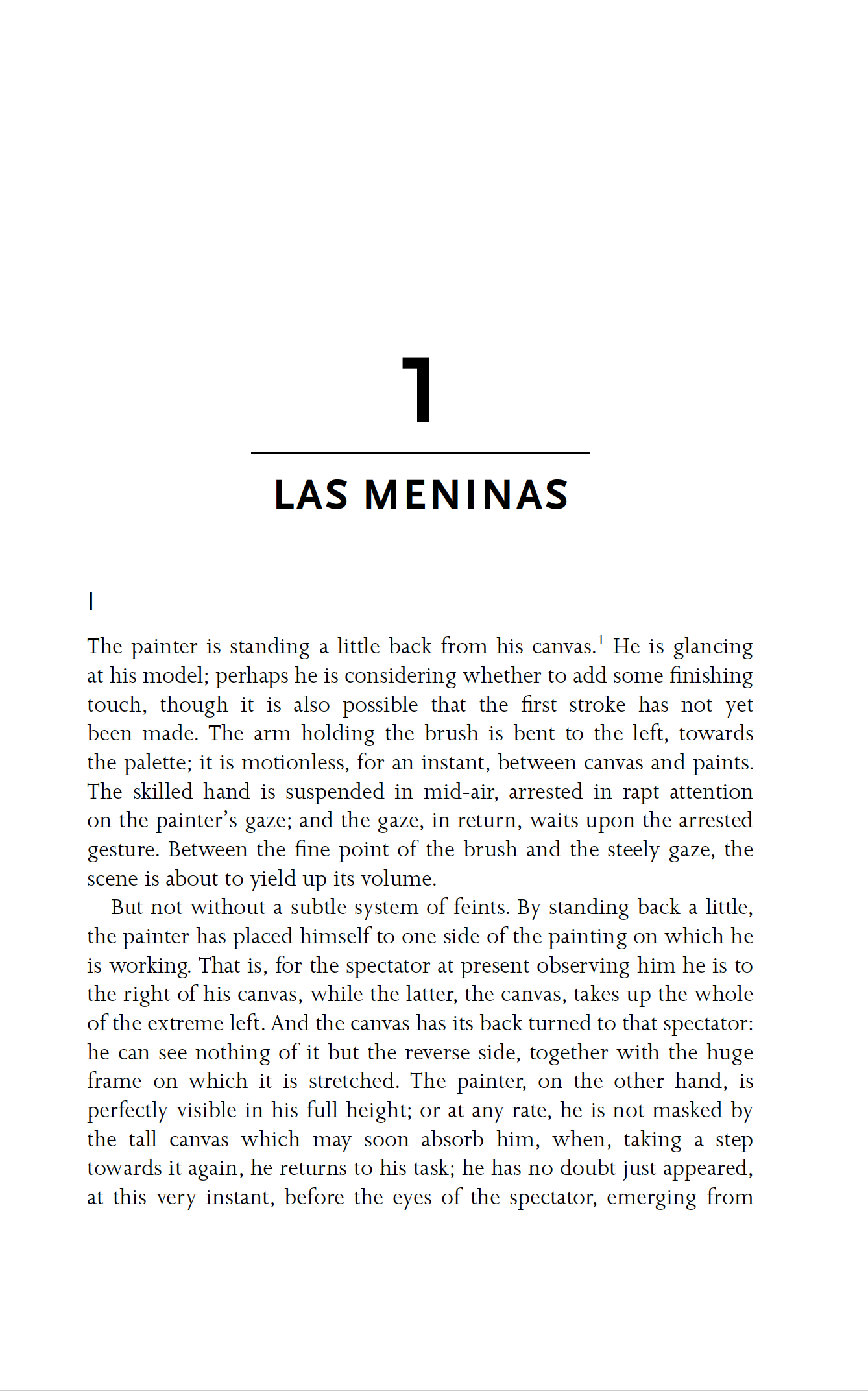 it's about THE ORDER OF THINGS