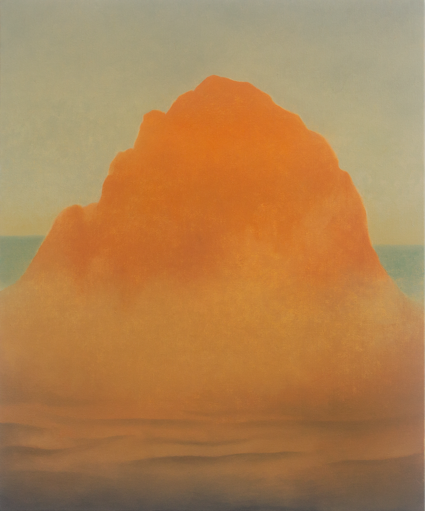 "Uma pedra", 2022, óleo sobre tela
