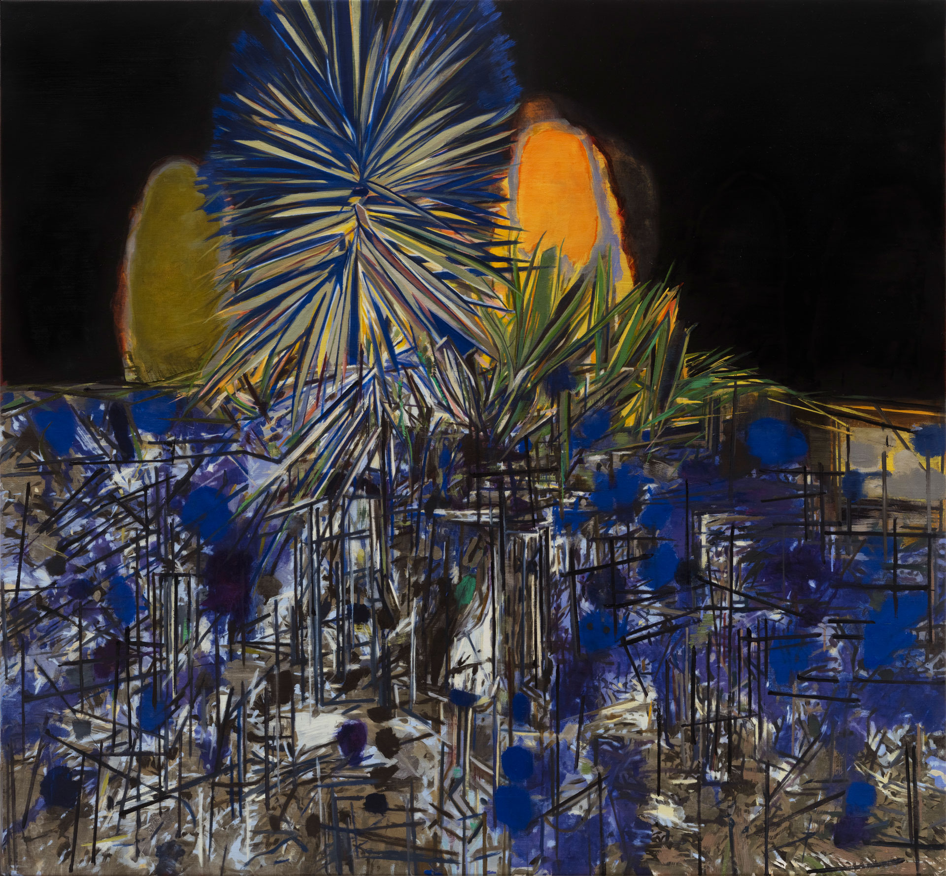 Negative horizon, Oil on linen, 130 cm X 140 cm