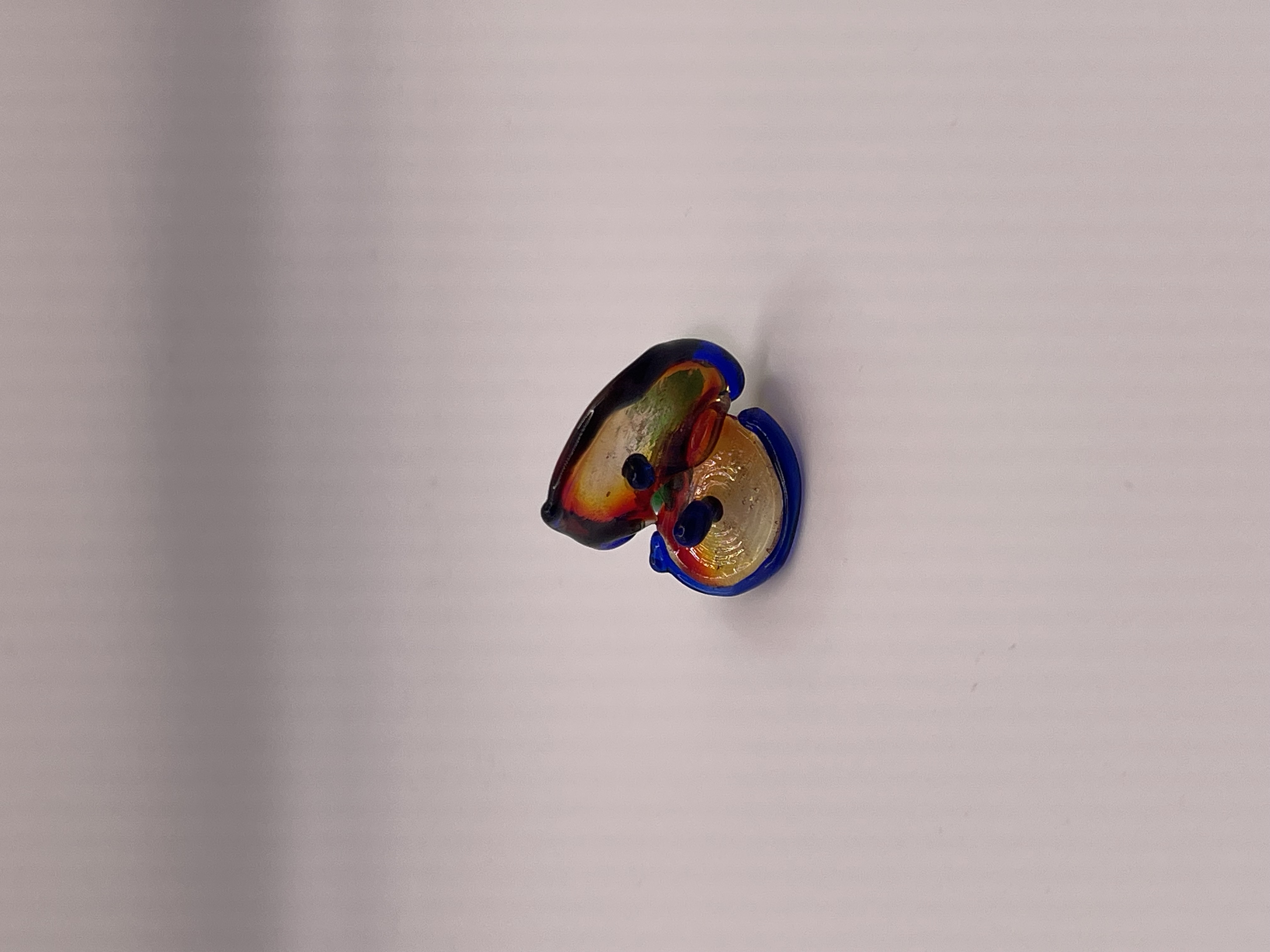 Butterfly Charm, Glass