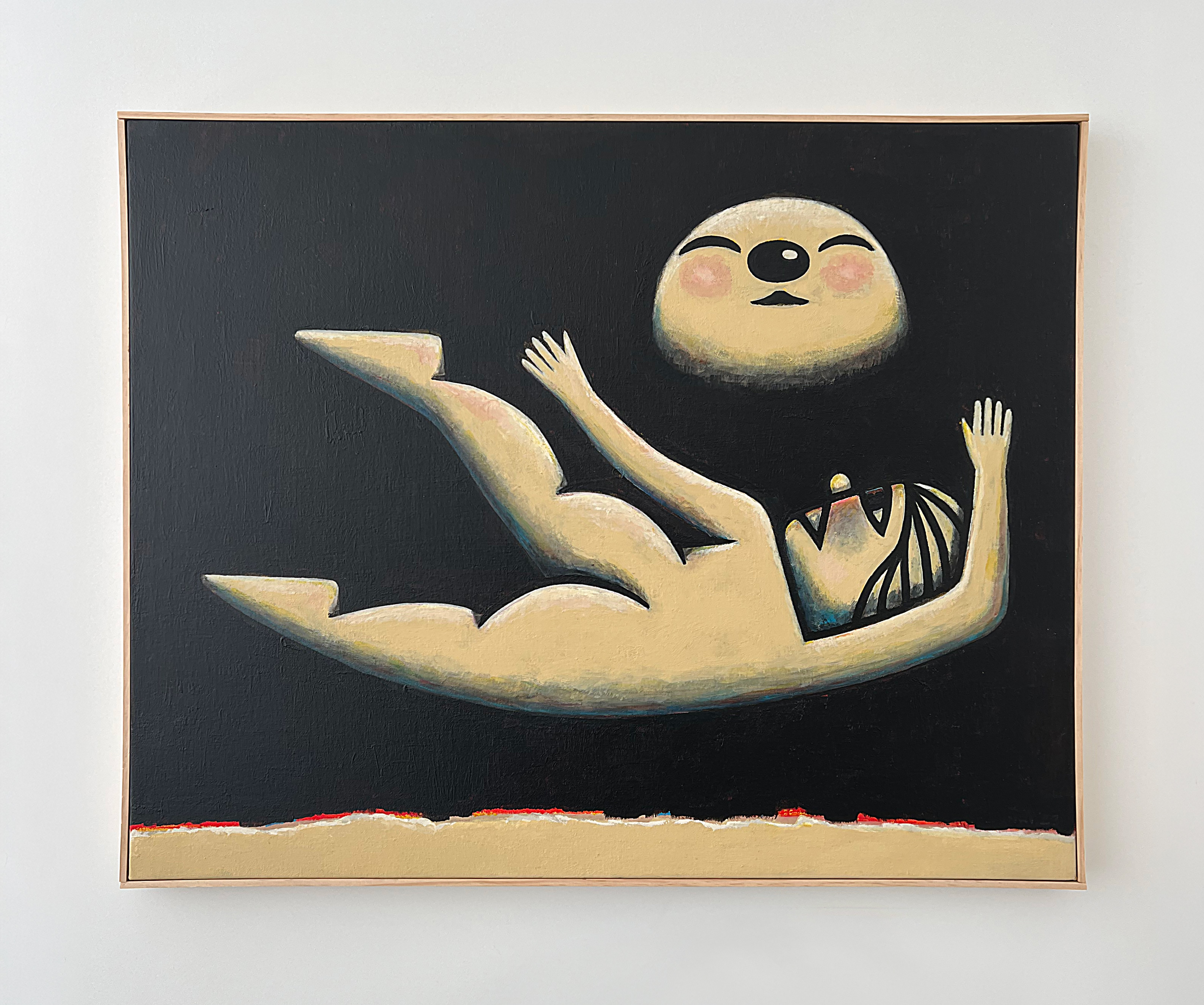 MOON'S DREAMACRYLIC PAINTING ON CANVAS - 24x30 INCHES - 2023PRICE UPON REQUEST - HOLA@SONNI.WORLD