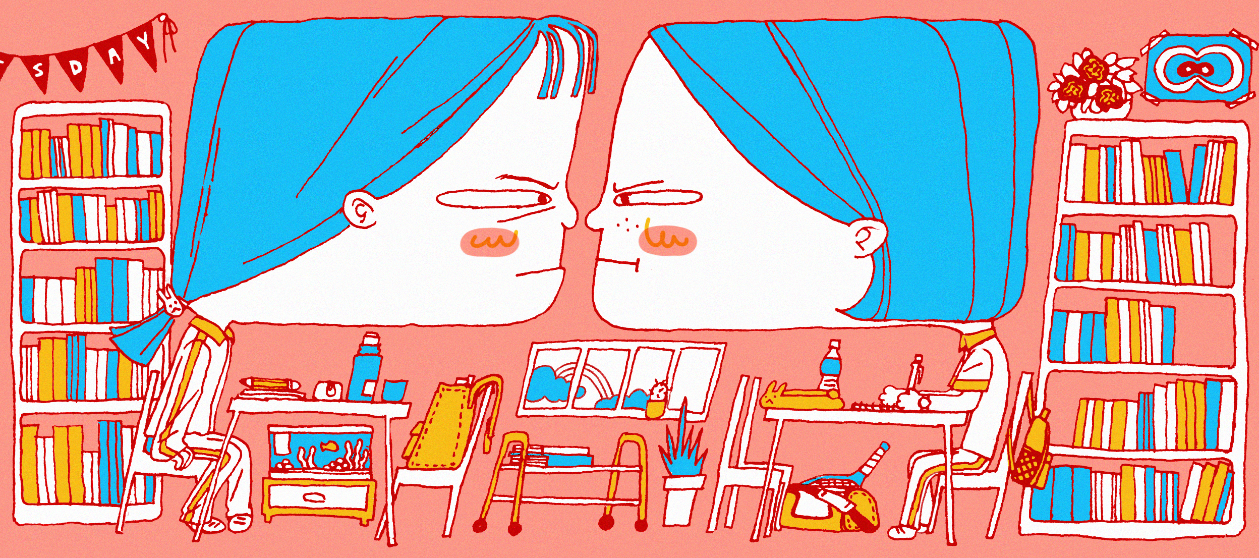 [y*hoo answer&nbsp; &ldquo;girl at school always stares at me in the library does this mean she wants to fight or make out waiting online for answer pls help thnxssss&rdquo;] ink + digital