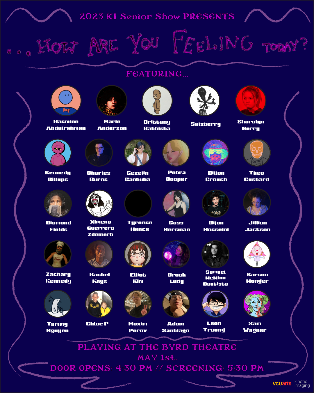 how are you feeling today // 2d media screening