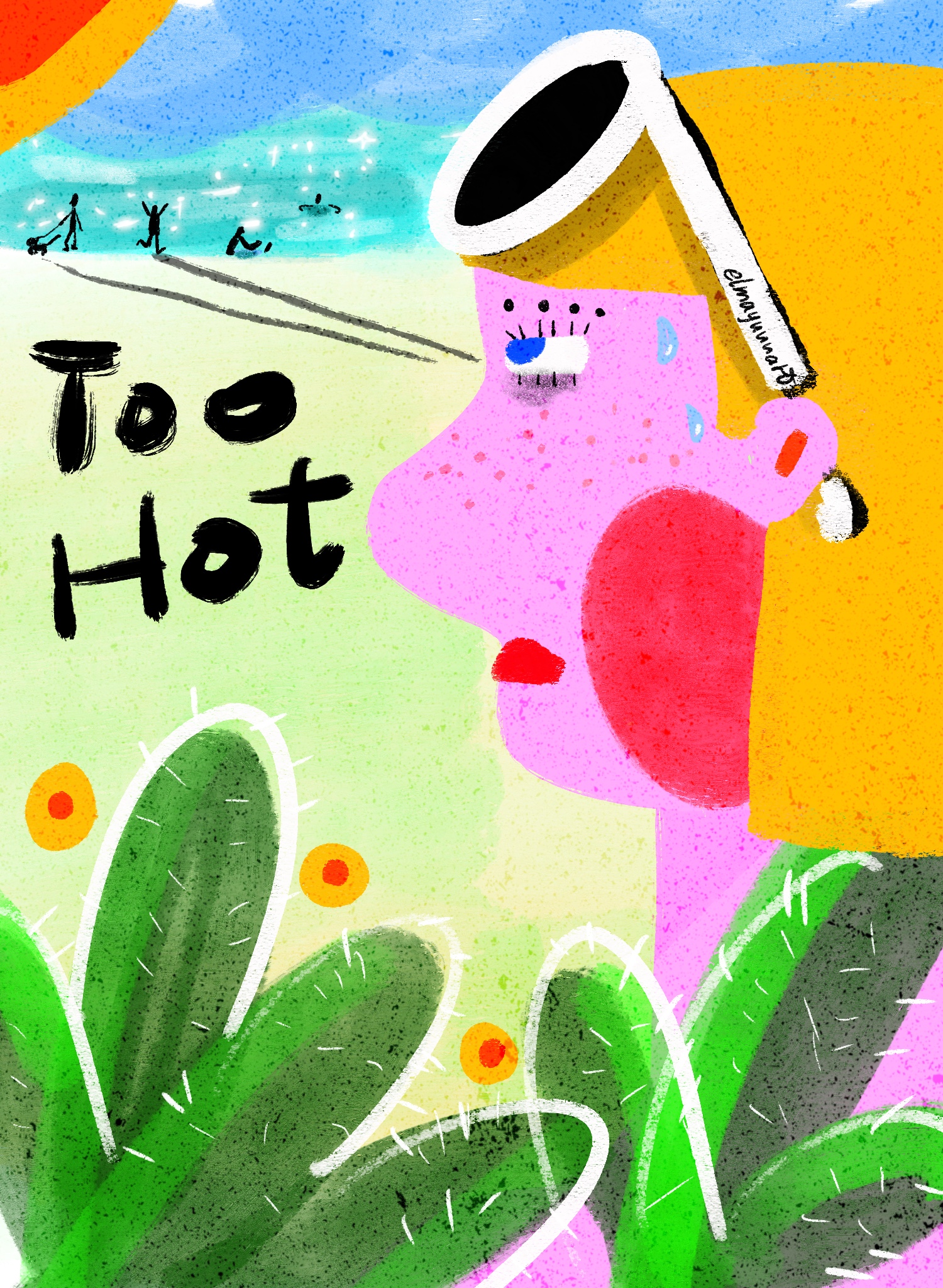 Too hot~~~~~I'm melting~~~~~~~~~