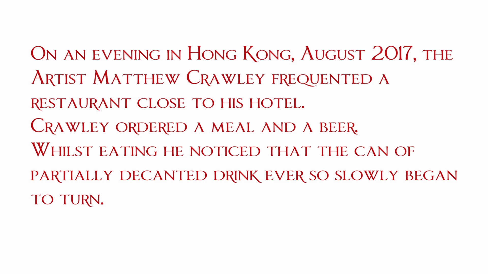 Matthew Crawley, Suicidal Skol, 2017-2020, Matthew Crawley Artist