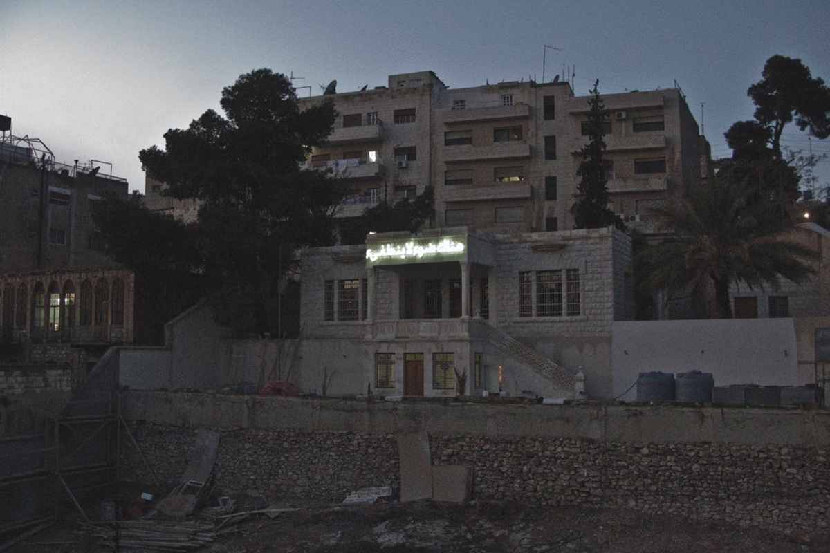 James Webb, There Is A Light That Never Goes Out (Arabic) (2010) | Neon installation, 394 x 89 cm | Installation view, Darat Al Funun, AmmanThis work is part of a series, begun in 2010, of site-specific neon signs using the phrase “there is a light that never goes out” translated into carefully selected languages. All of these works begin with the same text, but the process of translation, in addition to the effect of the installation space, produces various meanings according to their linguistic, cultural, semiotic and psychological associations. The original version was in Arabic and the work also exists in isiZulu, Sesotho, Tupi Guarani and Chinese versions.
