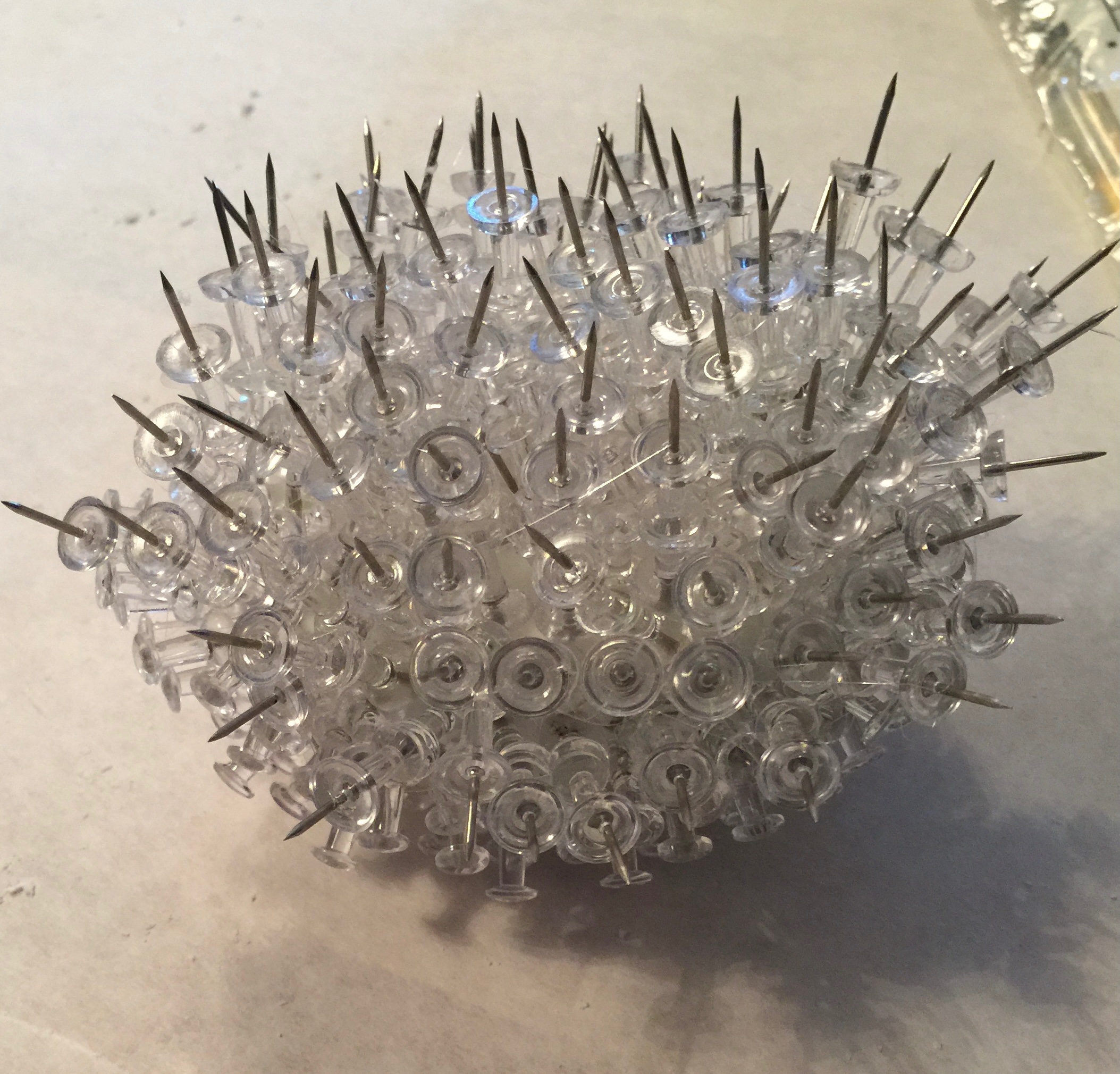 Bar of Soap, Mixed Media Sculpture, Soap, Push Pins