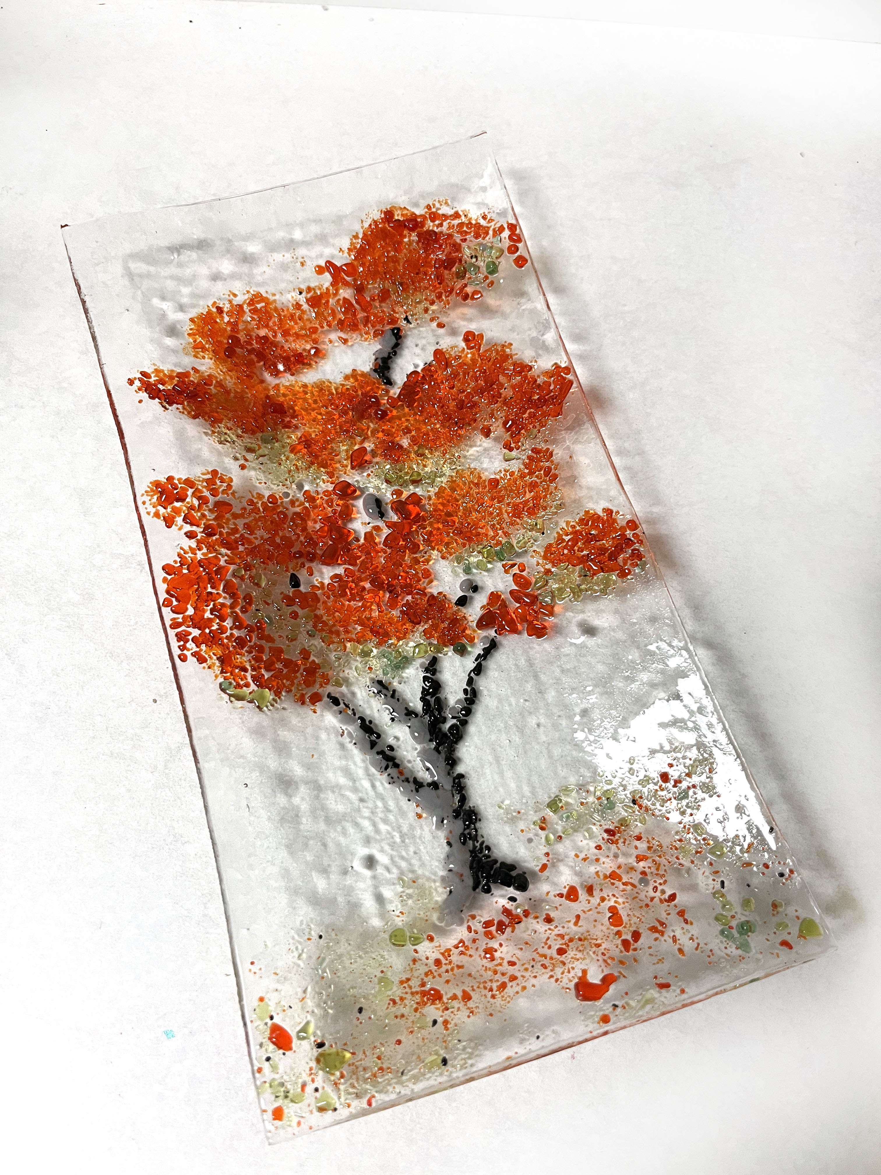 by Rachel Cobb at Westminster Canterbury, glass, 2021