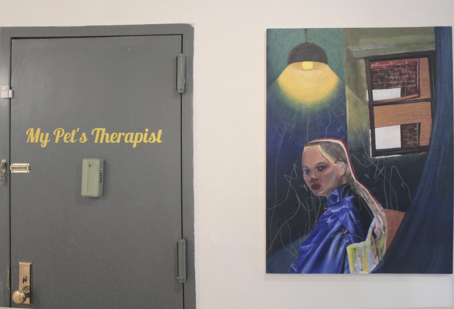 Installed at Tutu Gallery group show.