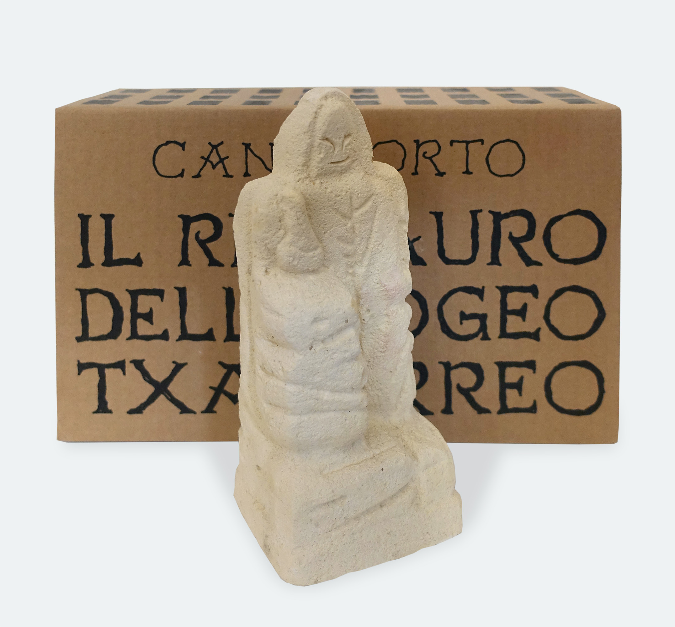 Colossolimited edition tuff sculpture, produced by TAM Museum, 18x7x6cm, 2022 · info