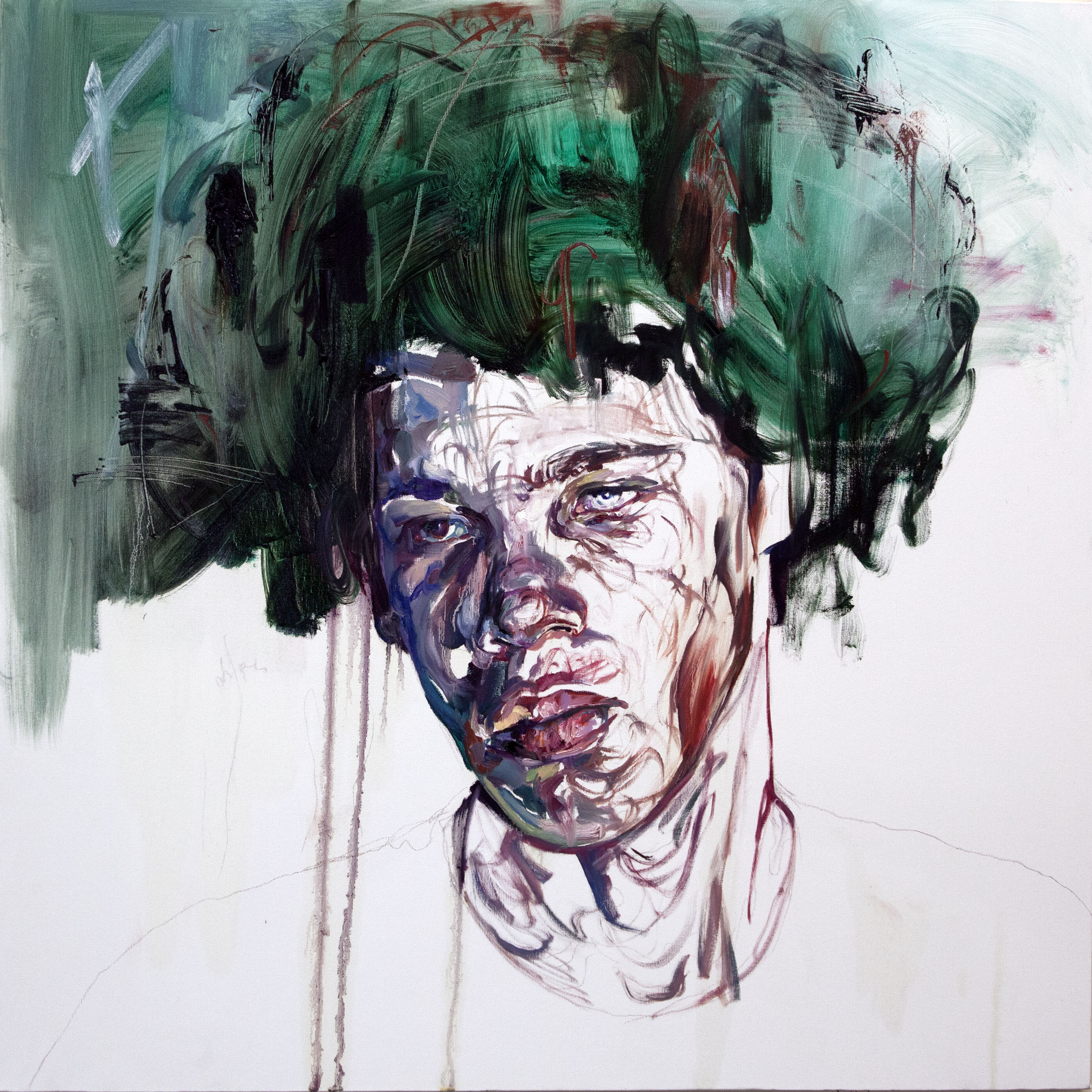 Mondlane, 100 x 100cm, Oil on Canvas, 2015
