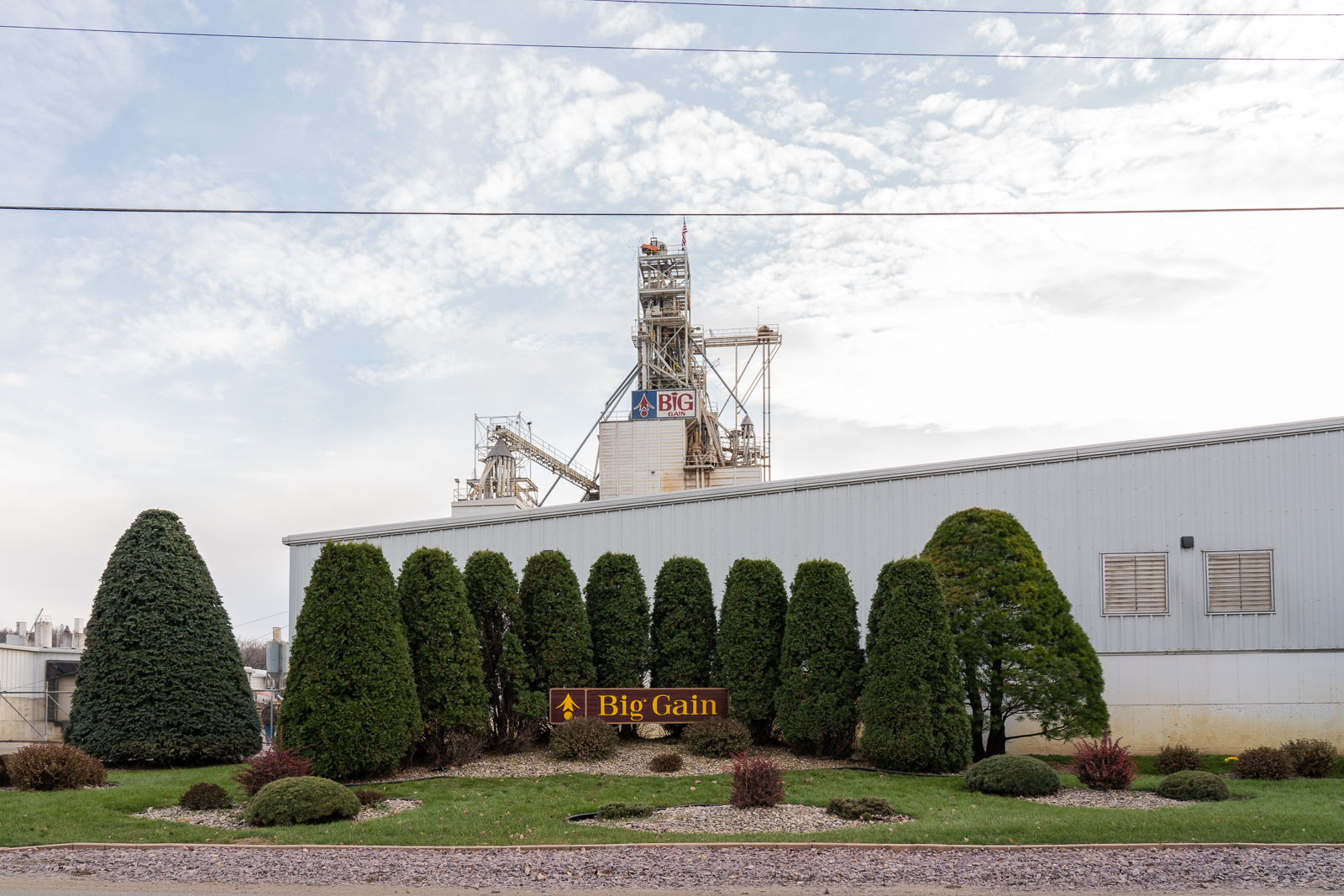 Companies like Big Gain owe their 'bigness' in the animal enlarging feed business to the fertilizer industry which boosts genetically modified corn and soy crop yields. Bigger yields, bigger animals, bigger profits, bigger people.