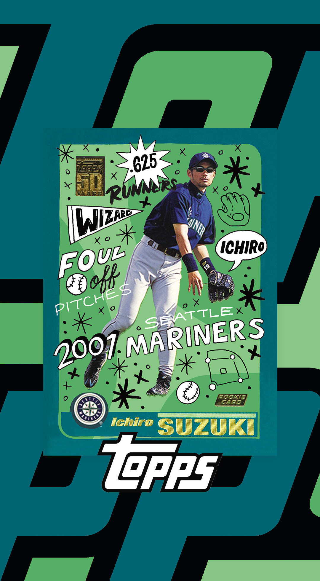 Topps Project 2020 Sandy Koufax #204 by Sophia Chang - (PRE-SALE)