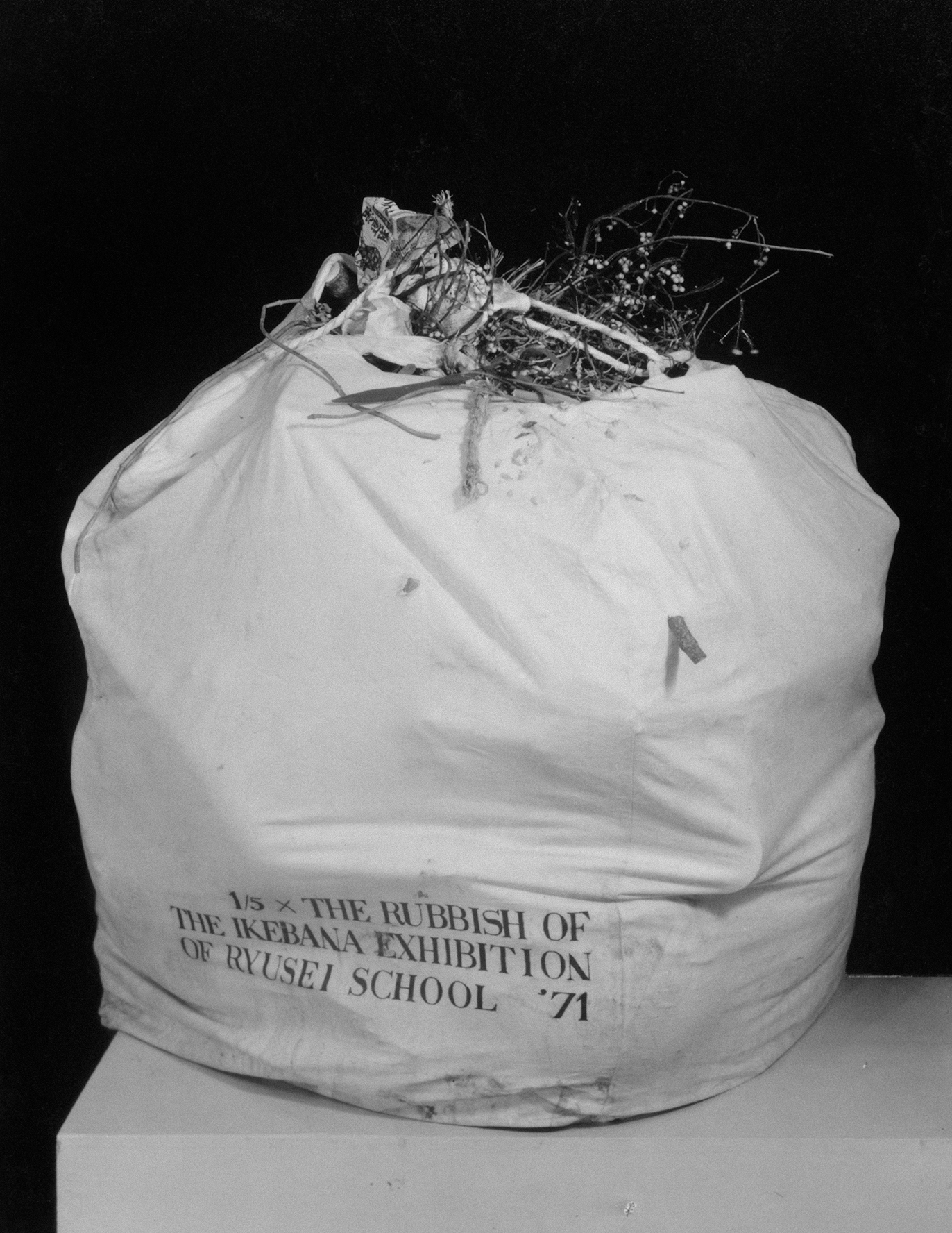 1/5 the Rubbish of the Ryusei Exhibition, 2024 Archival Pigment Print 16.5 x 21.5 inches (original arrangement 1971)