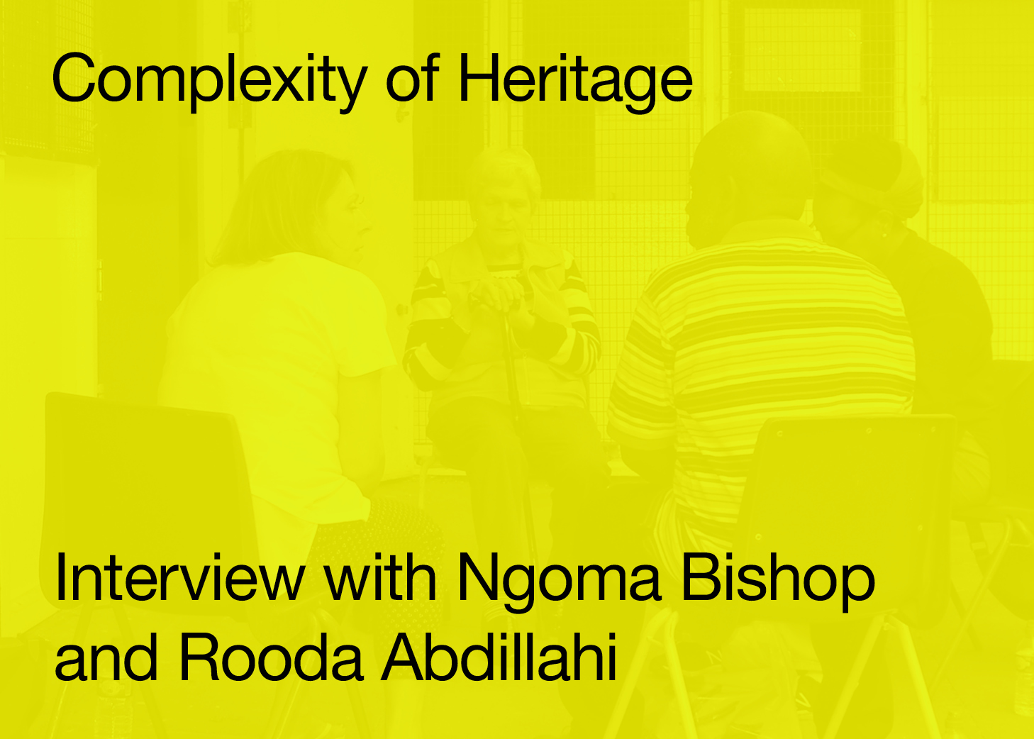 An interview with artist Ngoma Bishop and Rooda Abdillahi.