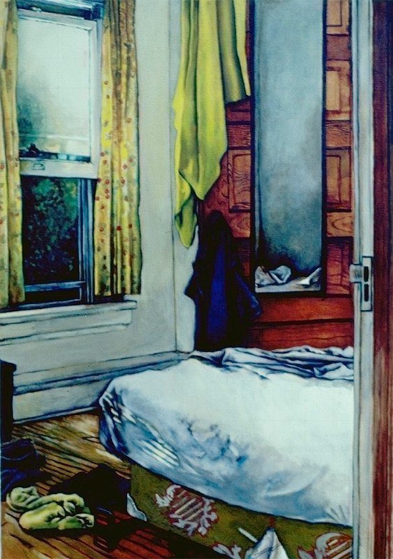 Native American 1981-82 oil/canvas 24x36”