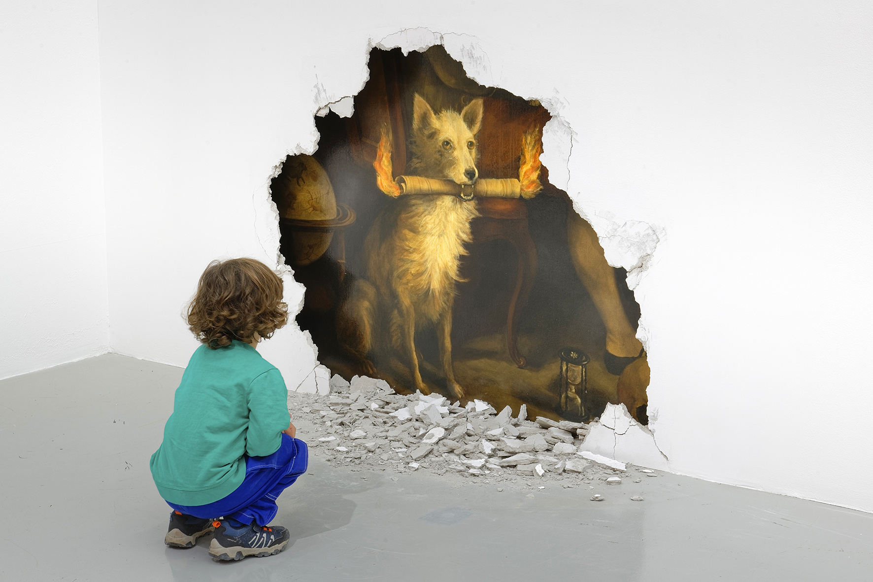 Fausts Wächter / installation / 130 x 180 cm / 2022 © Blaise Adilon