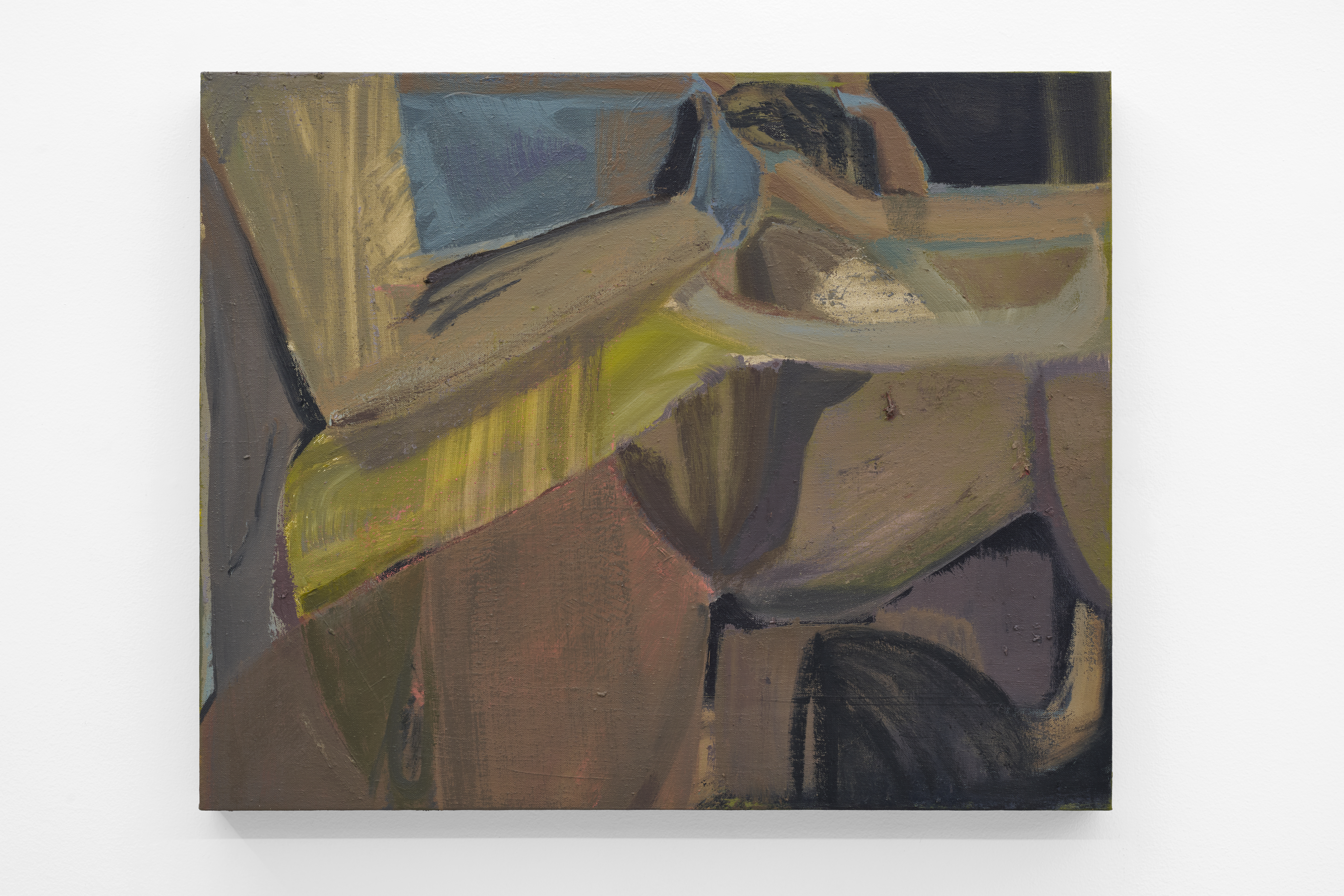 Mouthing. 2025, oil on linen, 25x21 in.