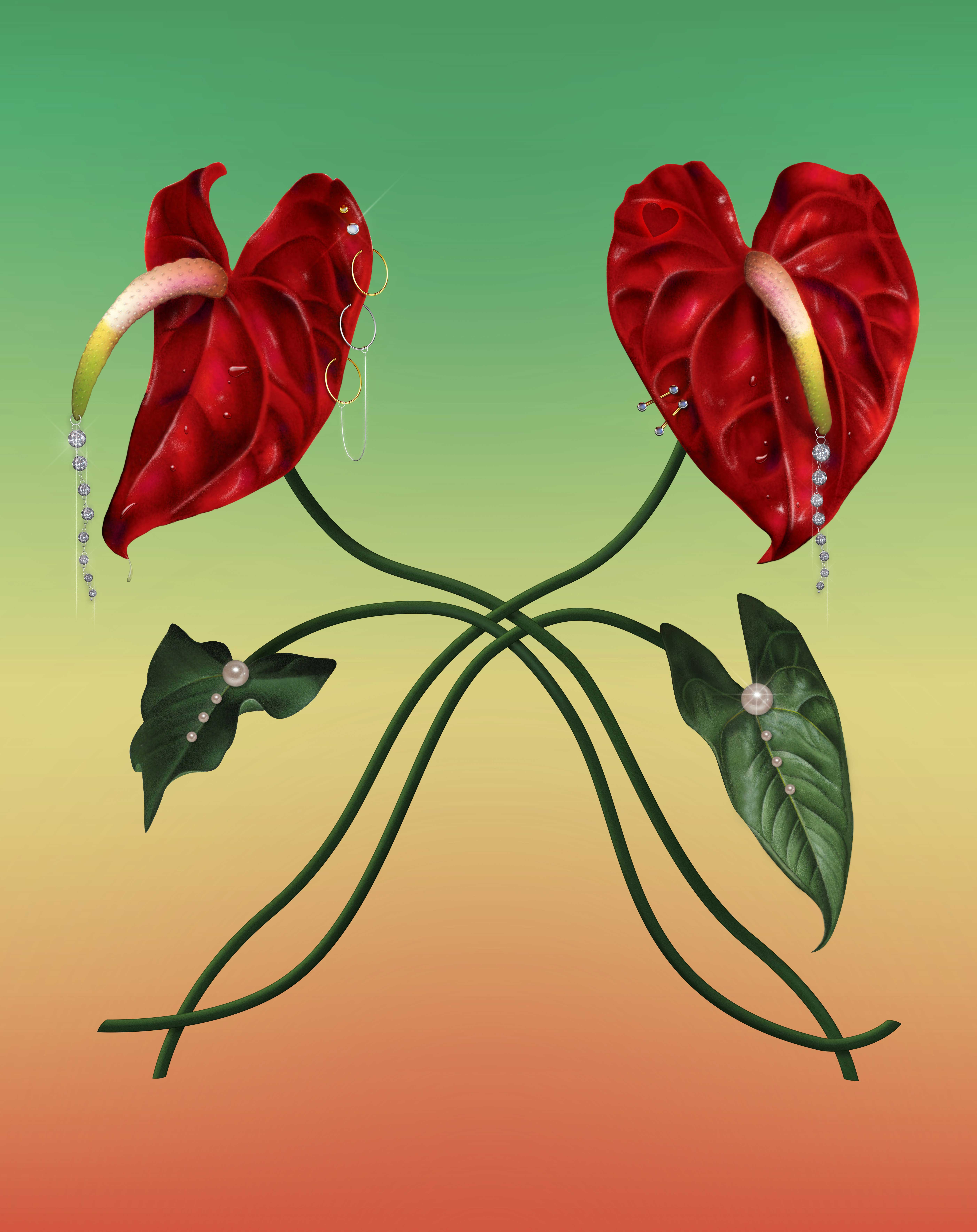 Anthurium Crossed, 2020