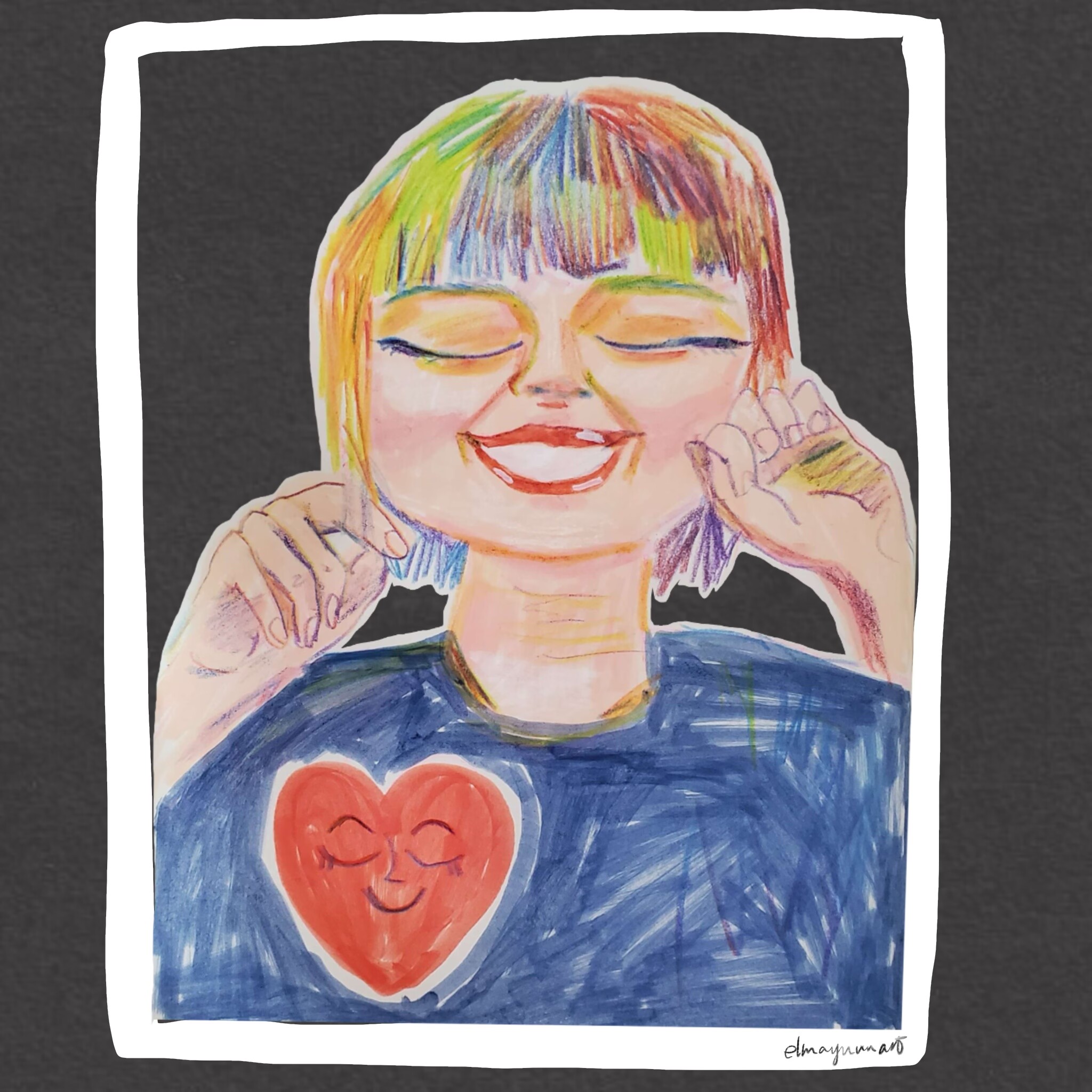 Caring for the heart and having a good mood.(Personal project)