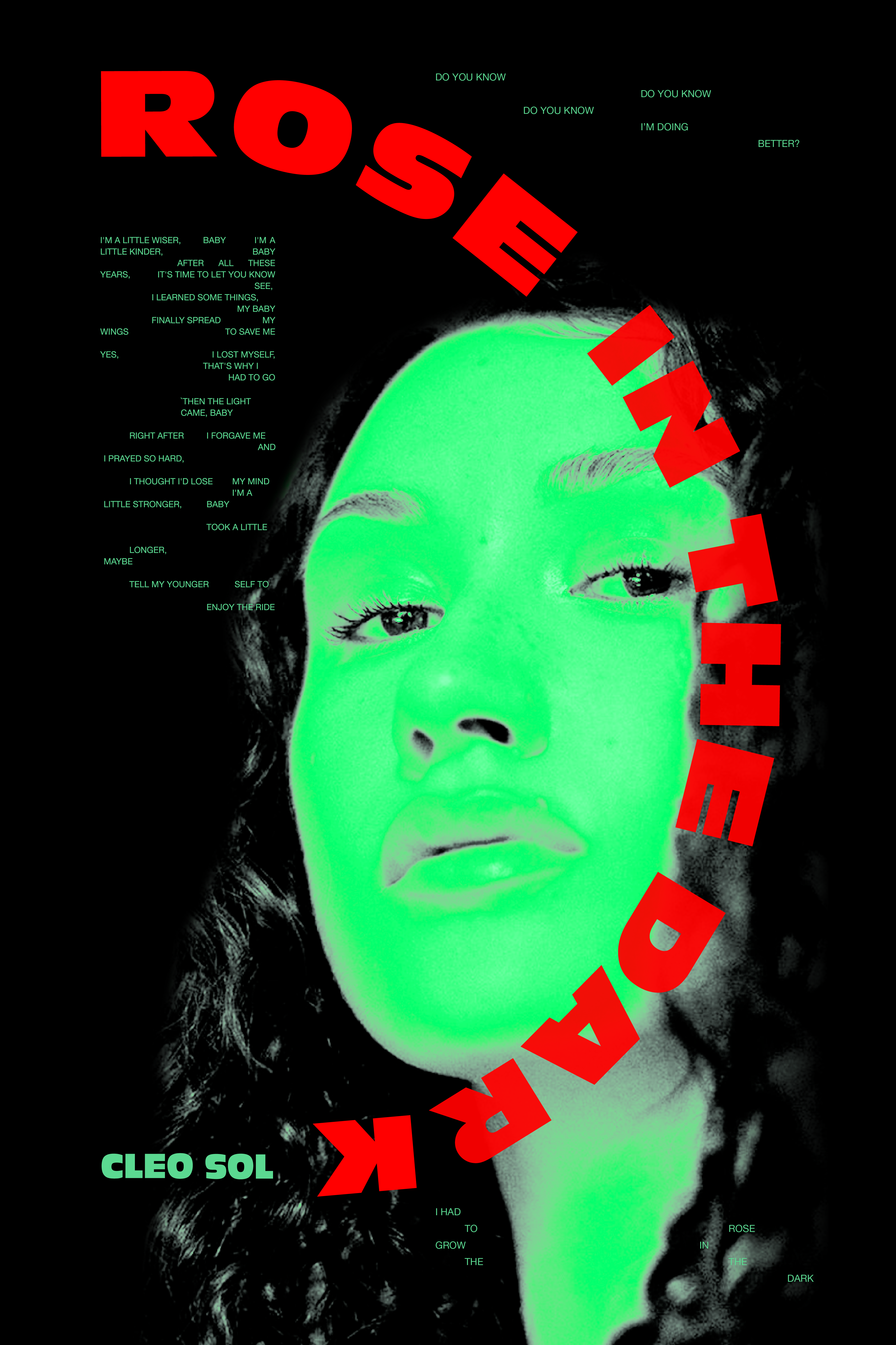 Cleo Sol: Rose in the Dark, Poster