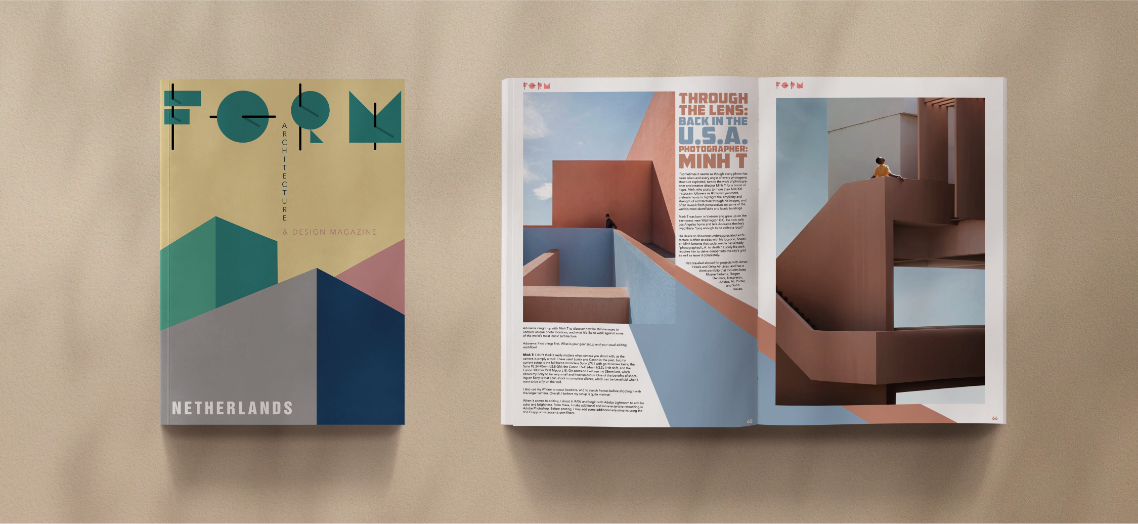 Form Magazine Netherlands Cover & Page Layout Design