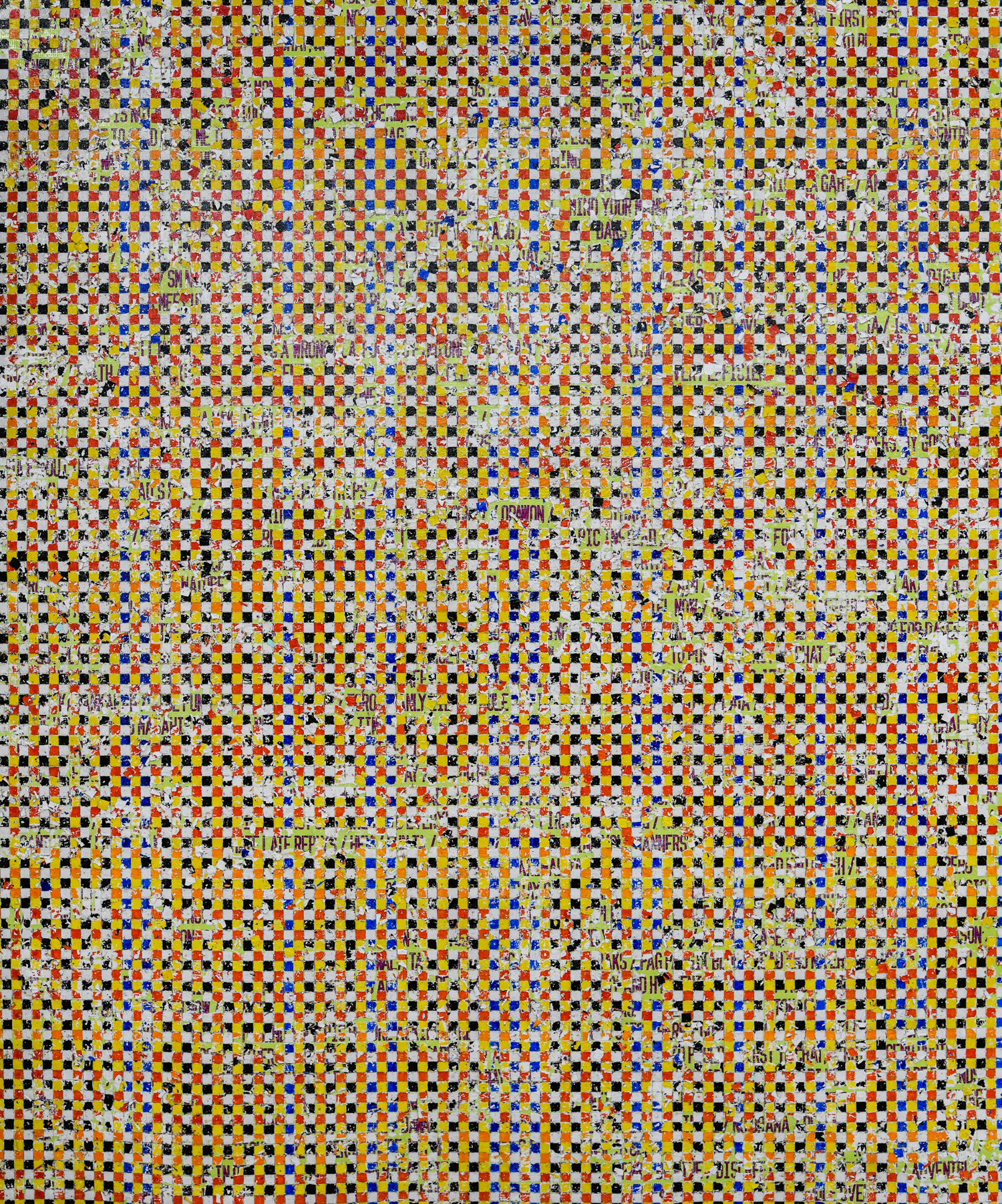 Bacolod Bago GRINDR, Elastomeric paint on canvas, 180x151 cm, 2020