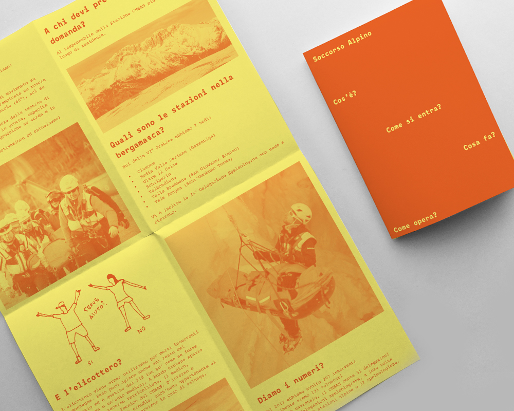 CNSAS Lombardo, book design, 2018. 