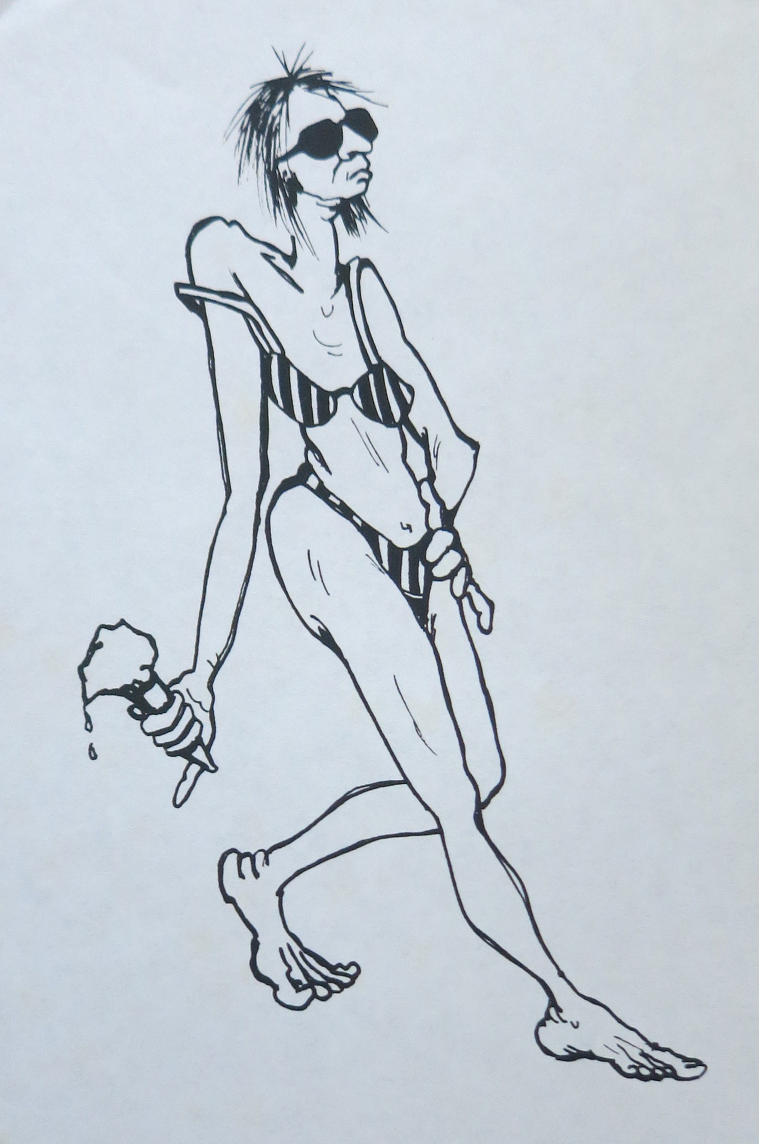  Ink on paper – 8” x 5” 