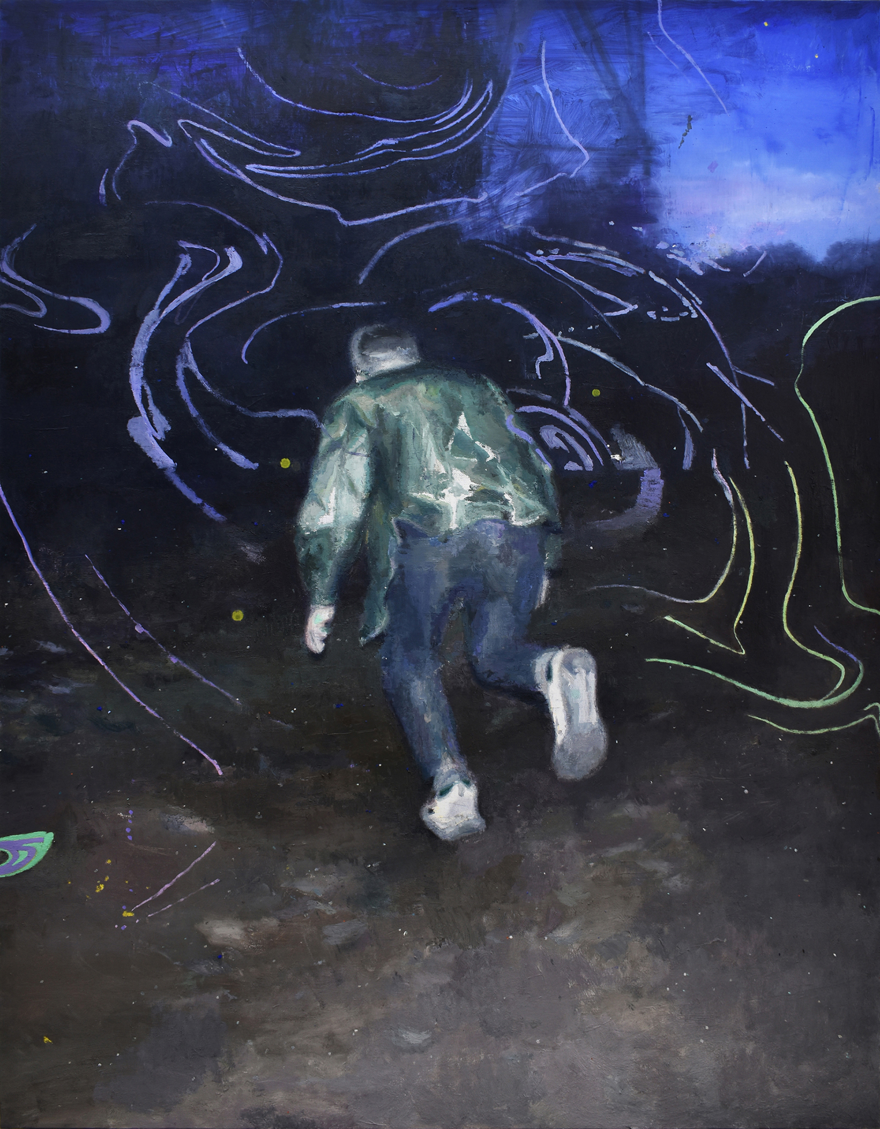 Invierno, oil on linen. 180 x 140 cm, 2024/25