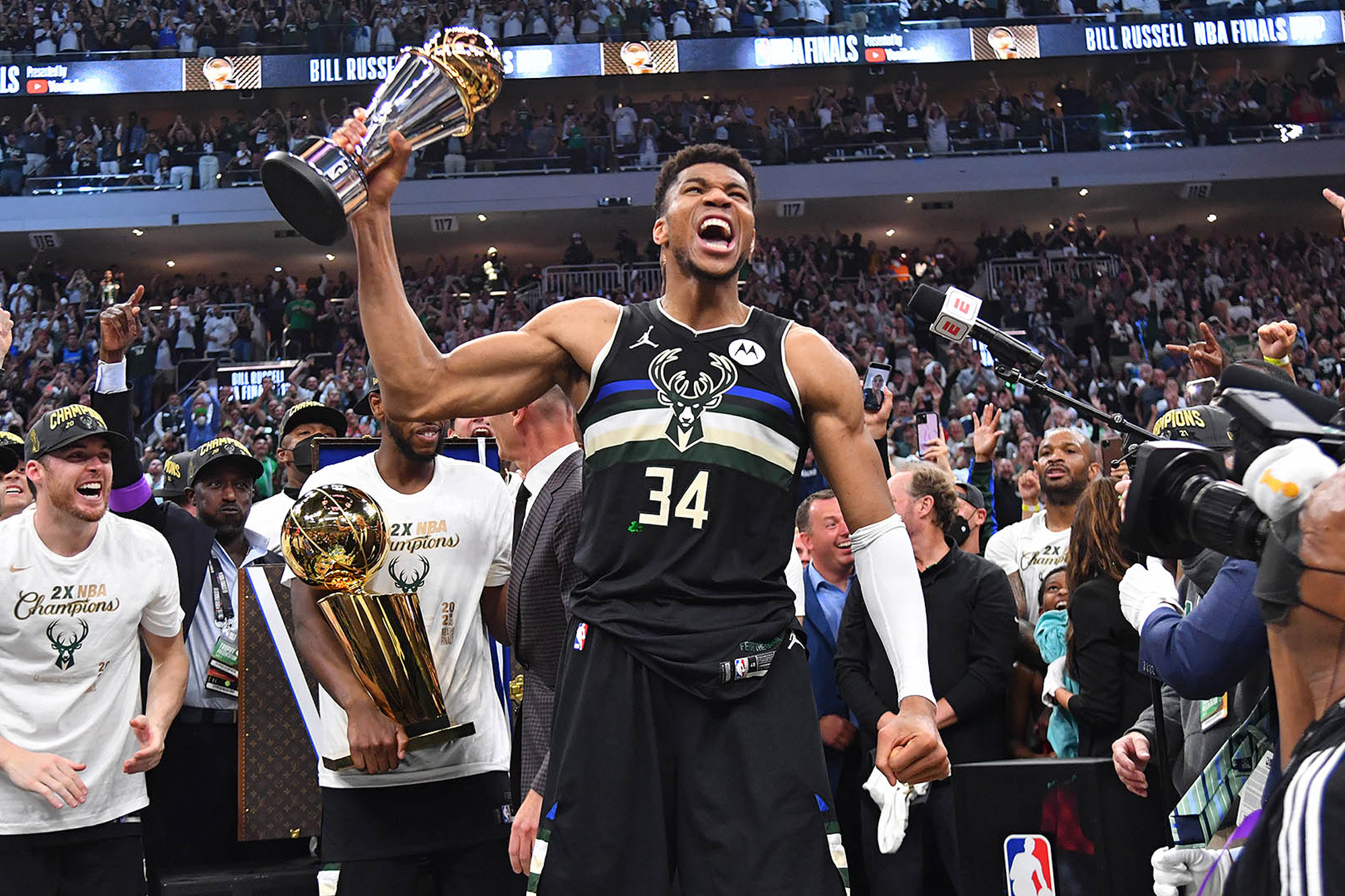 2021 NBA Milwaukee Bucks official championship merch x House of Highlights. Design + Creative Direction: Adi Nachum