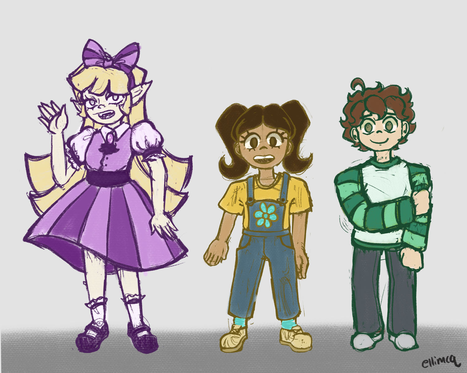 Sweet Tooth Character Line UpDigital Illustration, 2022