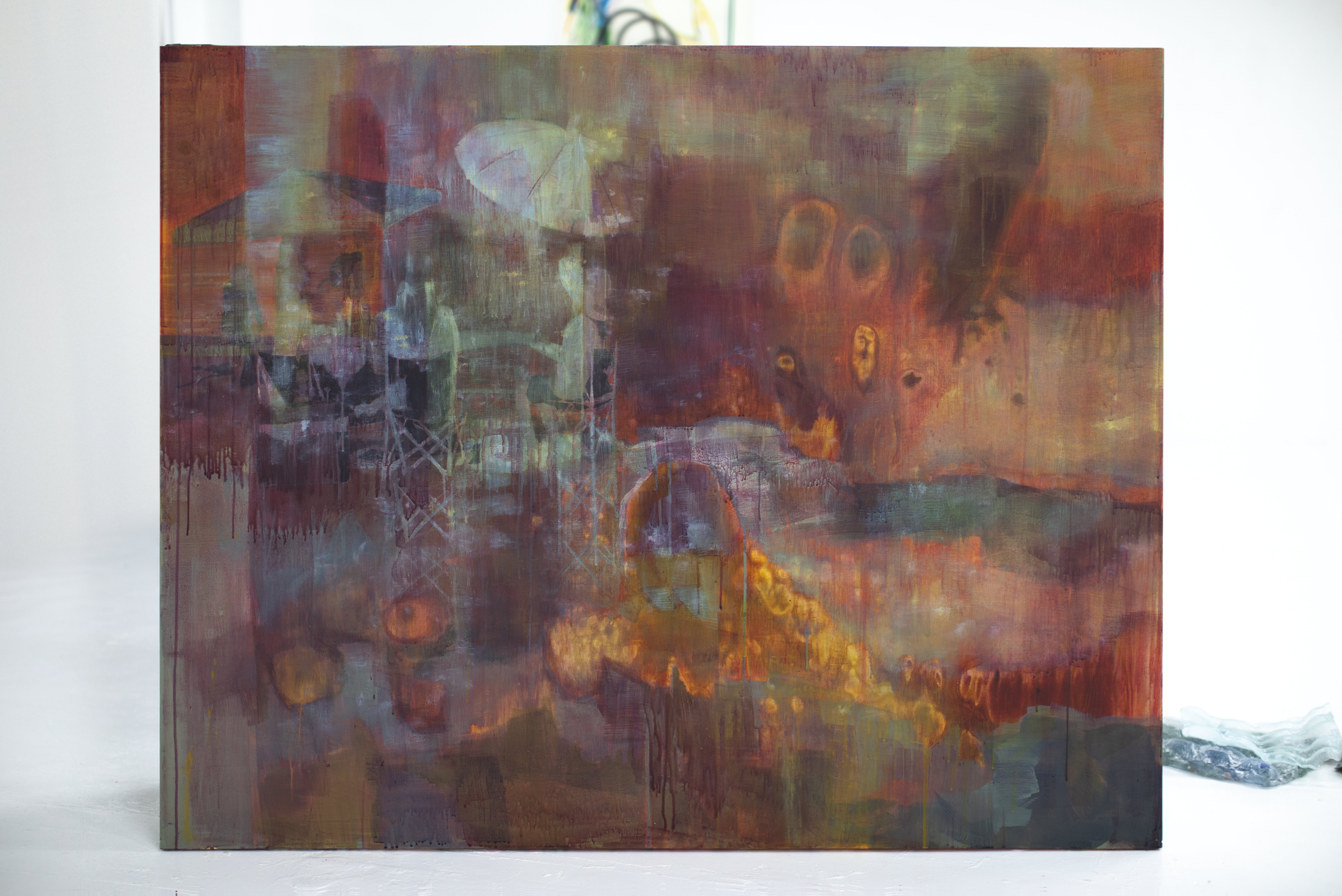11월의 피서, 2024, 캔버스에 아크릴, 130.3×162.2cm