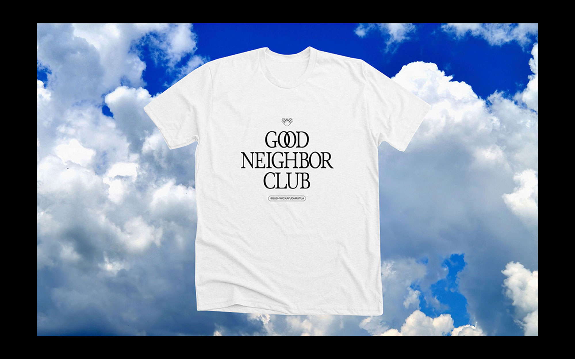 'Good Neighbor Club' T Shirt for Bushwick Ayuda Mutua