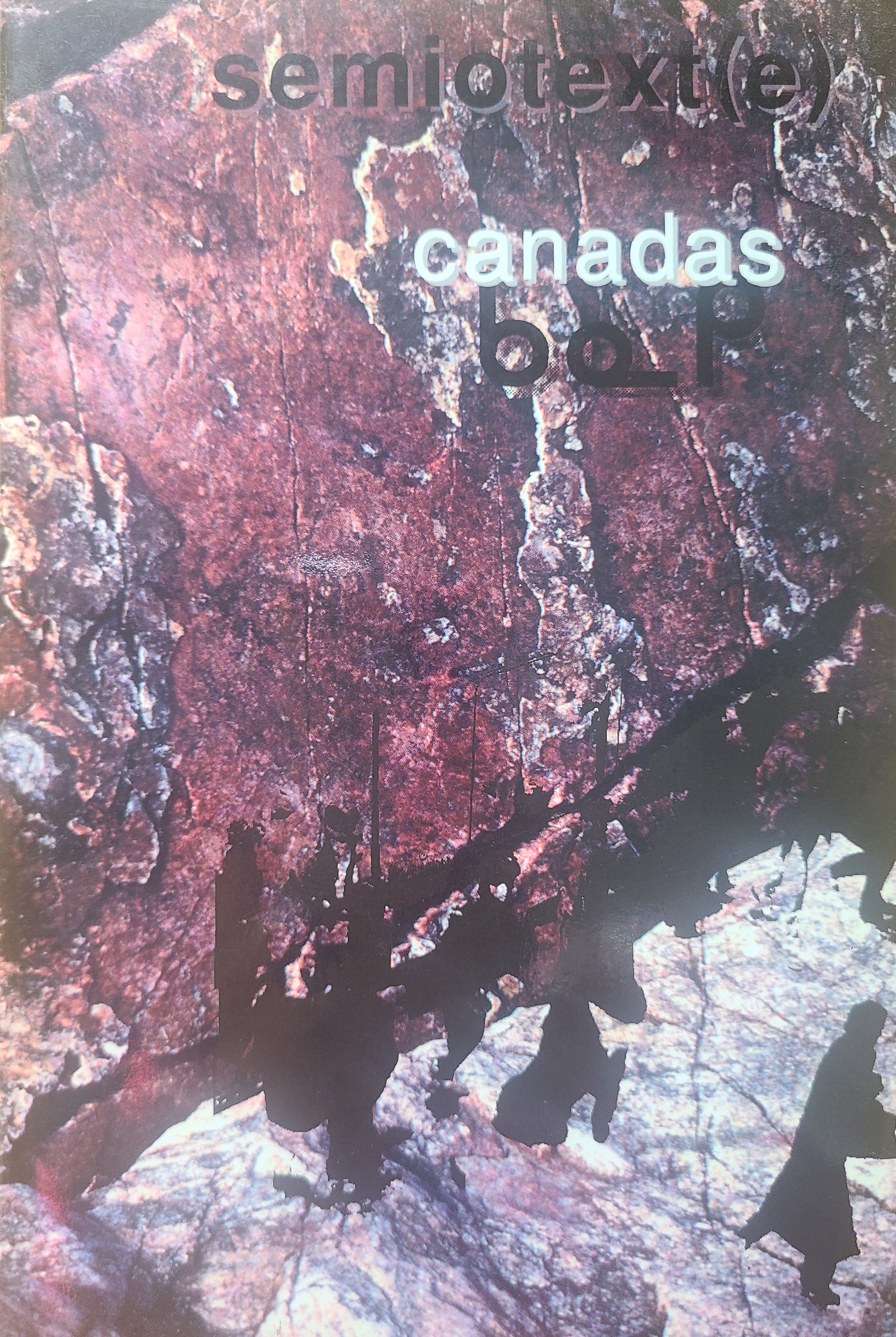 Couverture du livre/Book cover for Semiotexte Canada(s) (voir CV pour détails/see CV for details)
