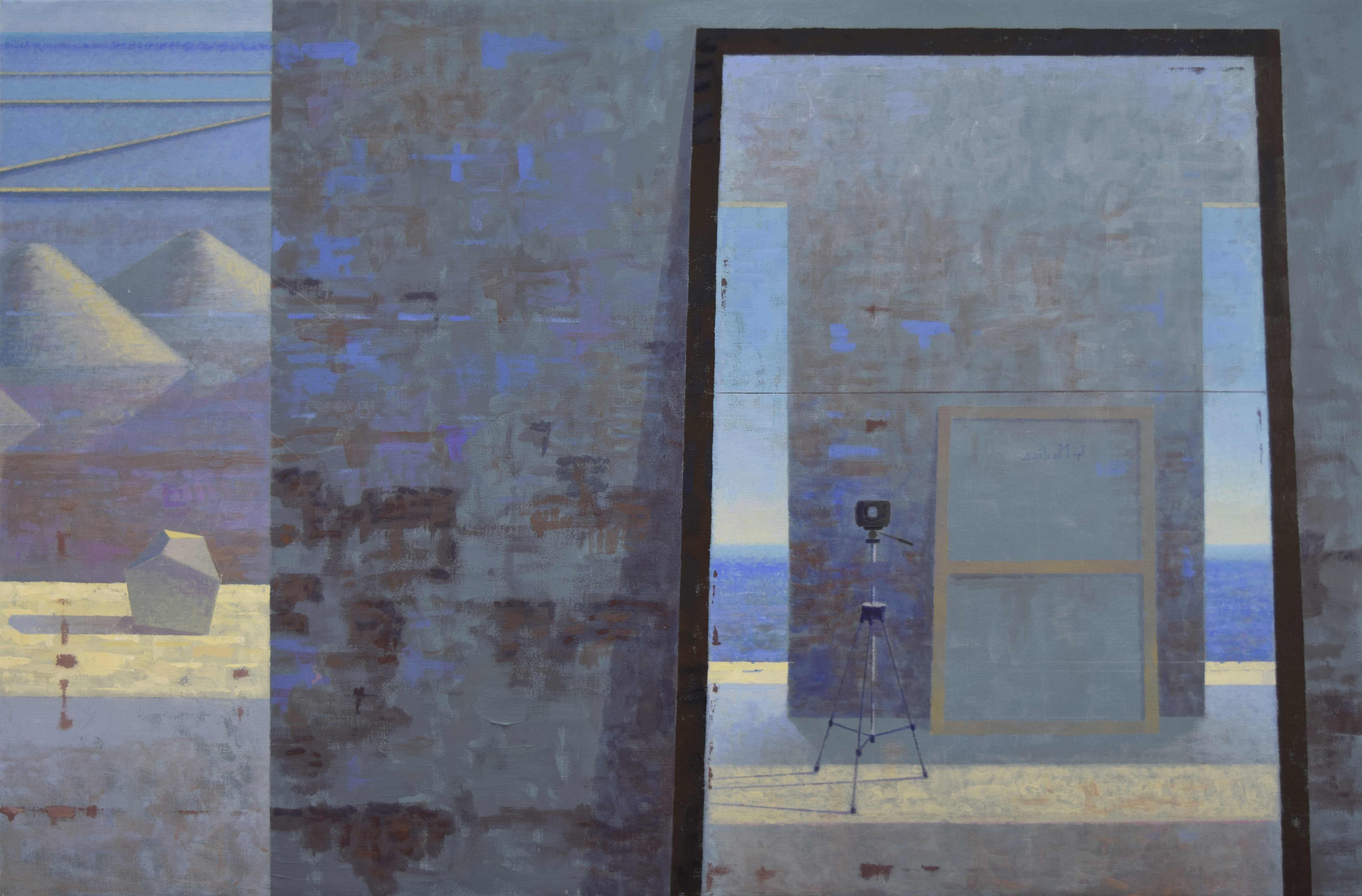 Atelier-salina, 2016, acrilico su tela, cm 80 x 120