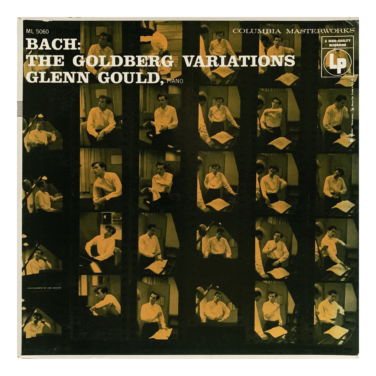 Columbia Masterworks ML 5060 Johann Sebastian Bach - Goldberg-Variationen Glenn Gould Design: Dan Weiner (photography)