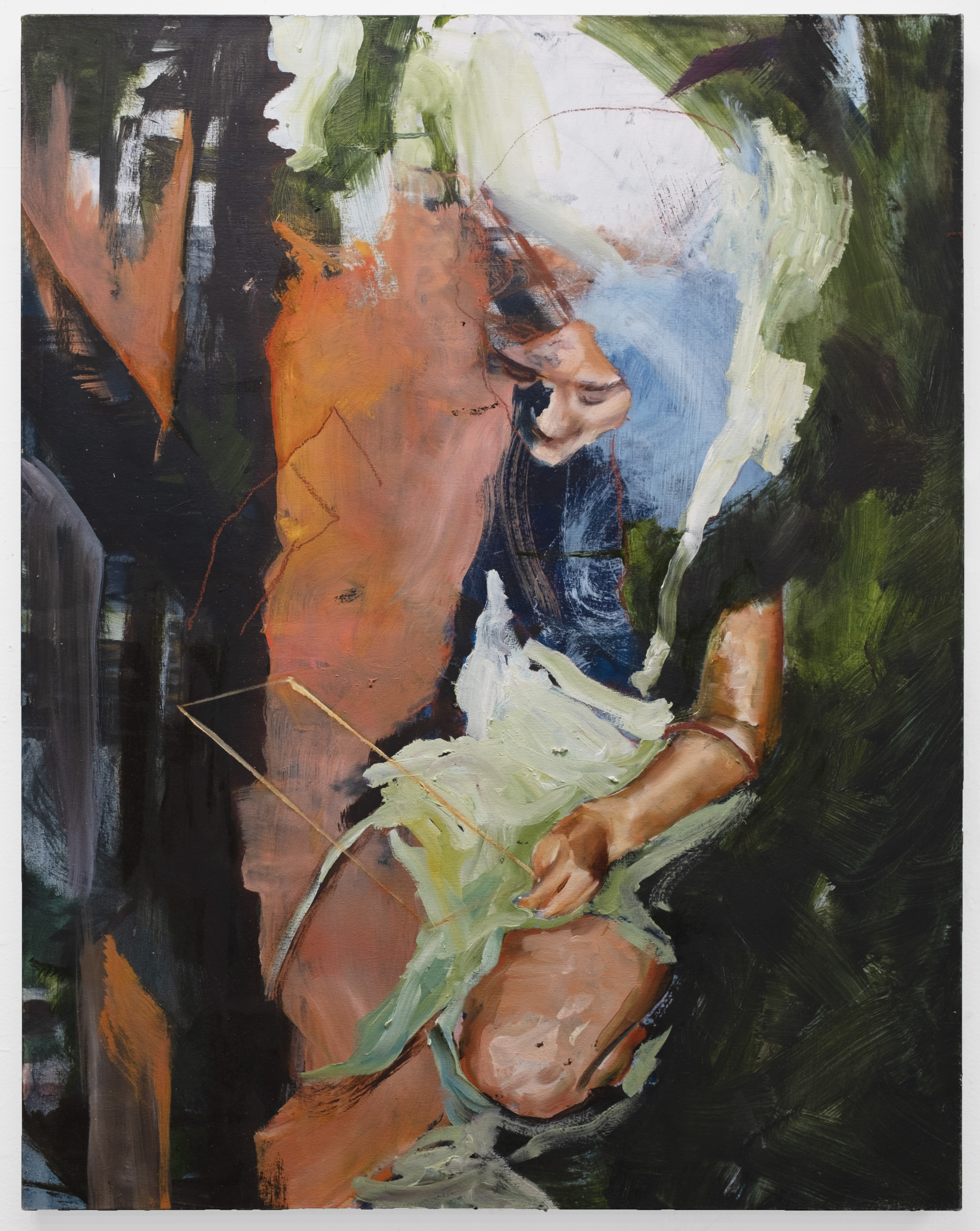 Secret Garden, 2024, oil on canvas, 30 x 36 in.