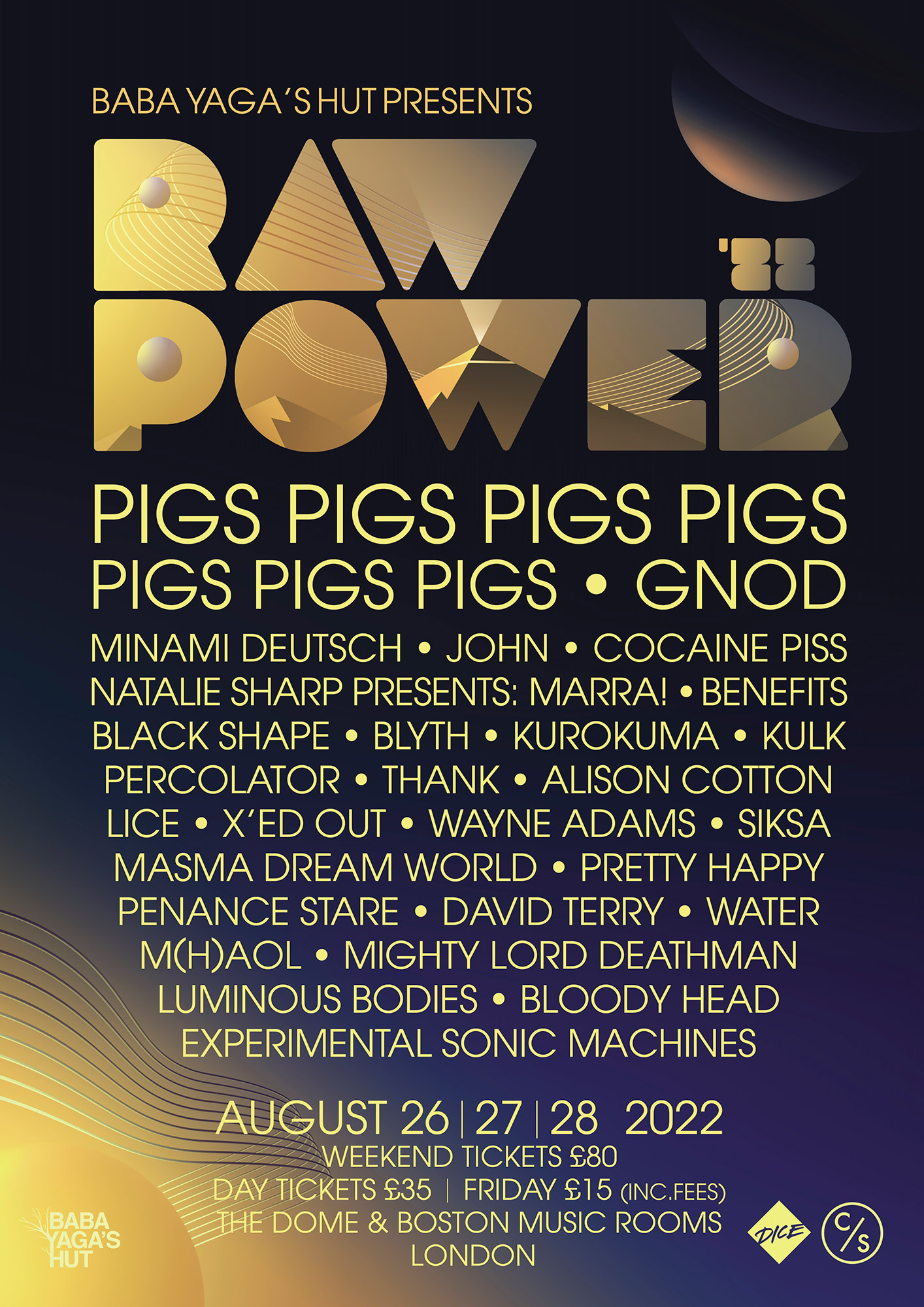 Raw Power Festival 2022 final poster design